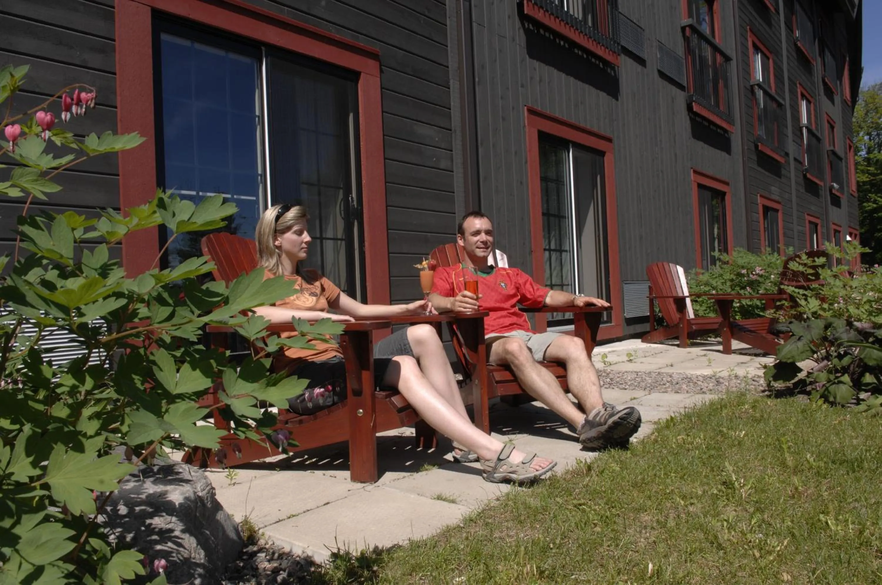 Balcony/Terrace in Station Touristique Duchesnay - Sepaq