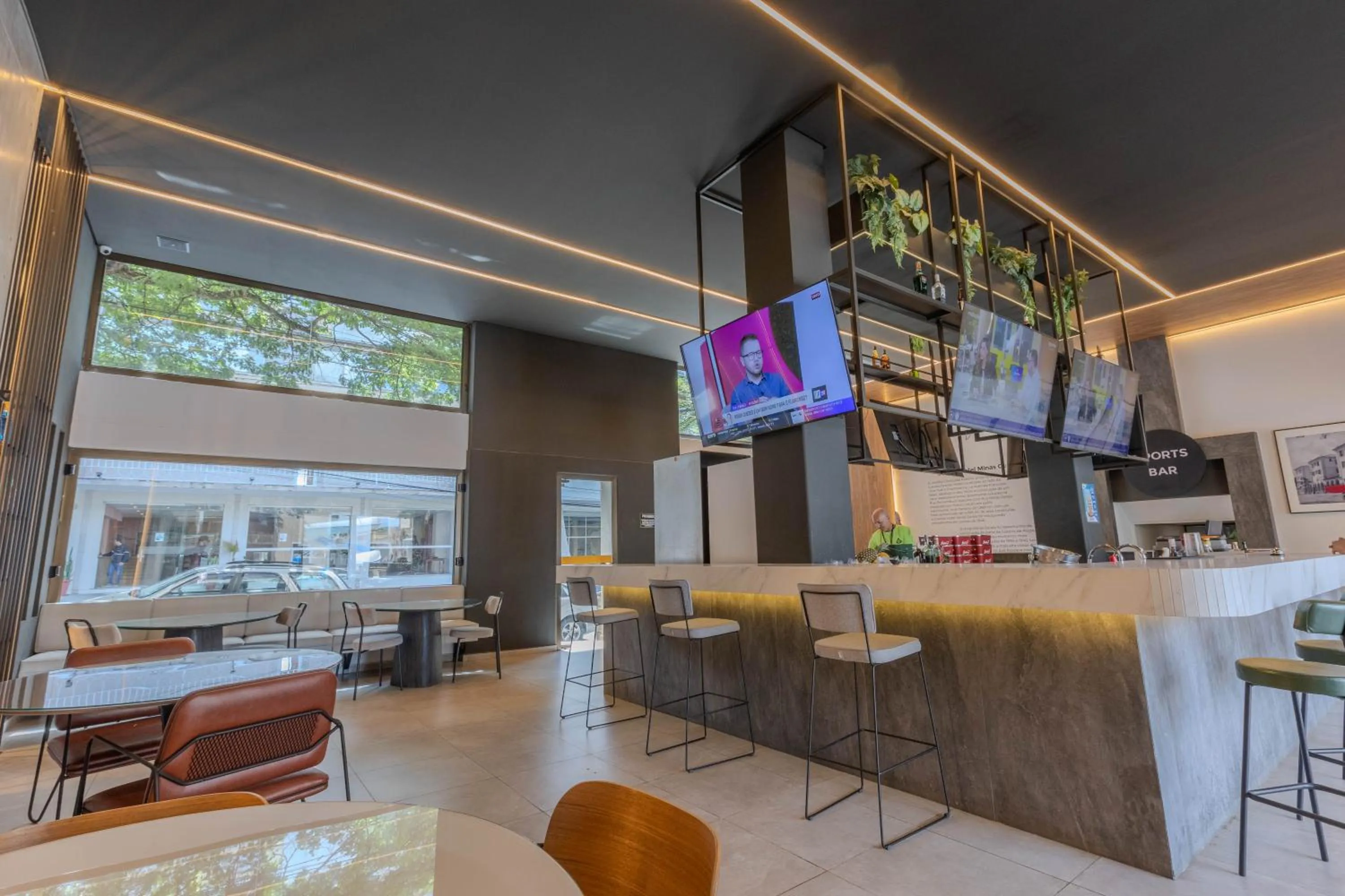 Lounge or bar in Hotel Minas Gerais