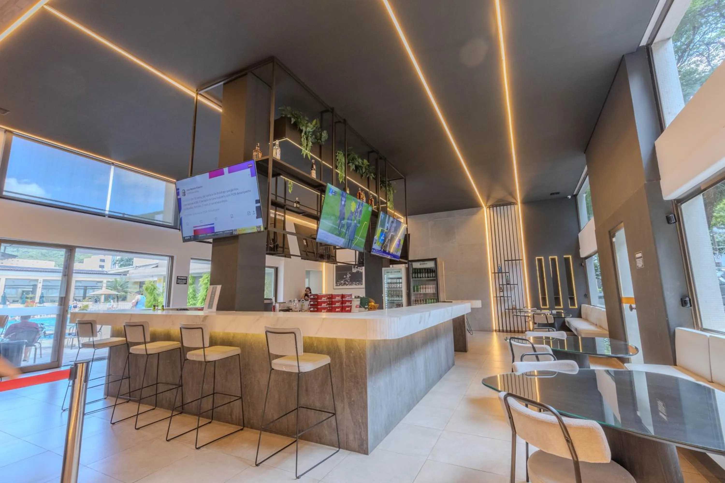 Lounge or bar in Hotel Minas Gerais