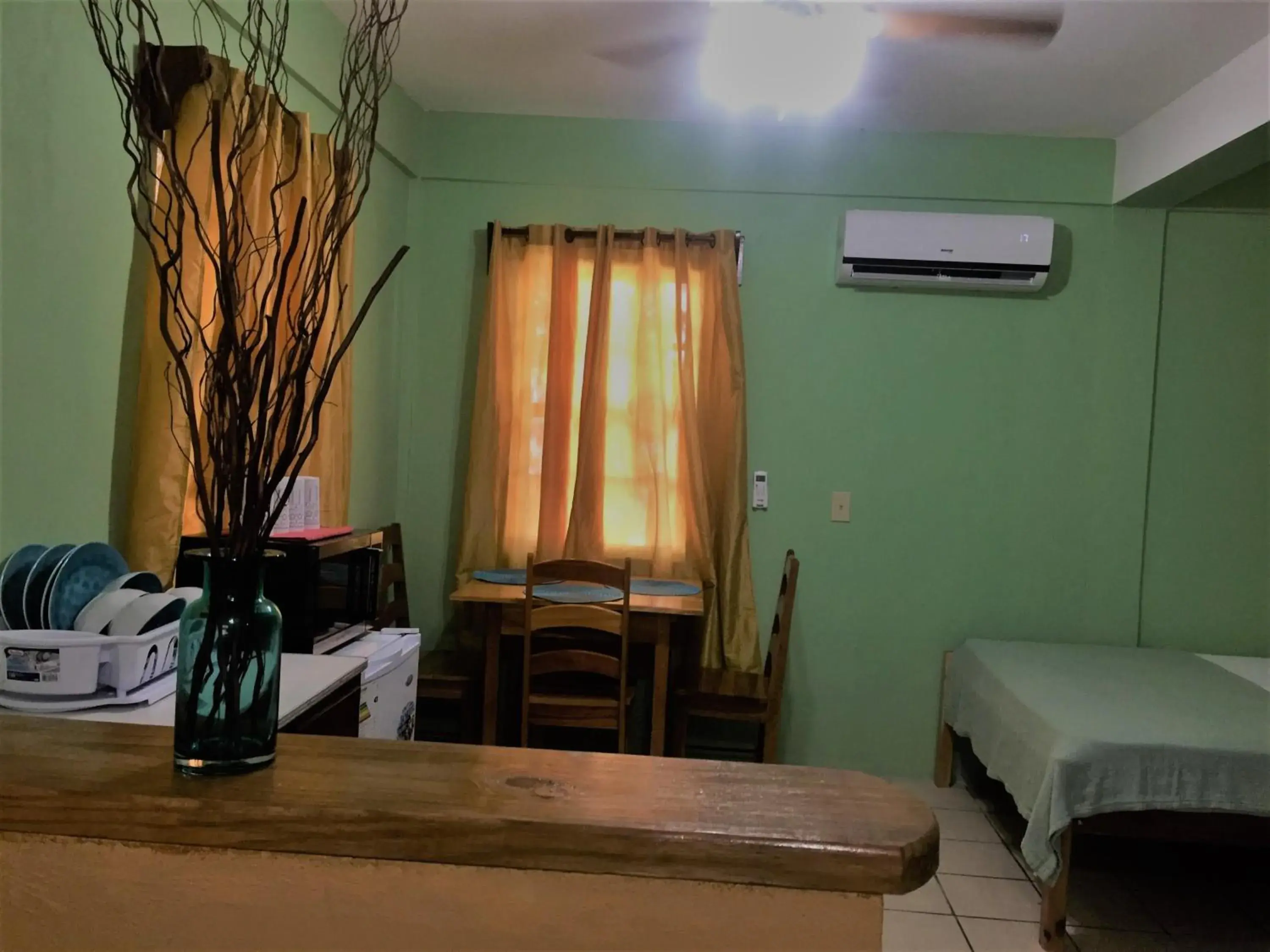 Bed in Ambergris Sunset Hotel Bed in Ambergris Sunset Hotel