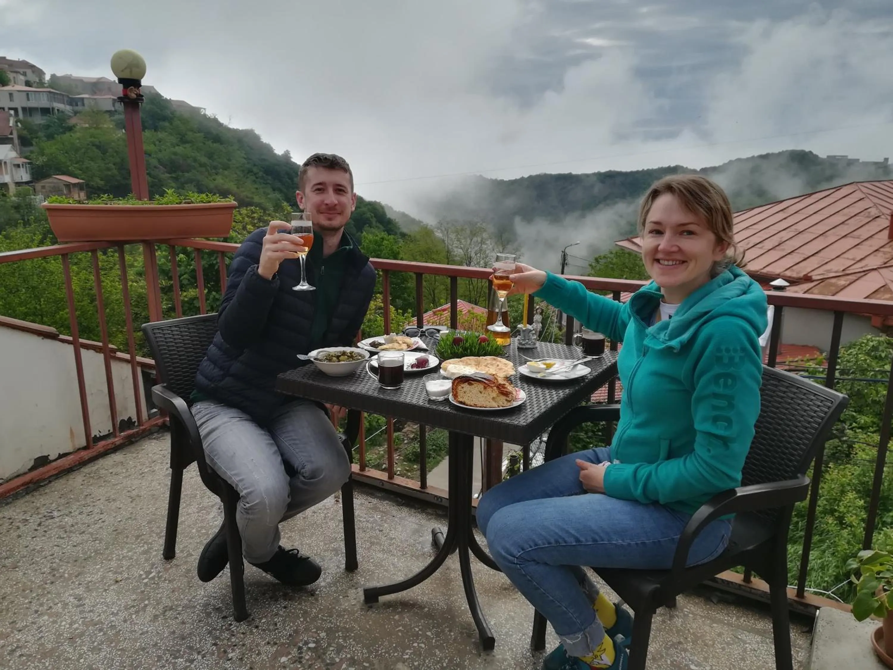 People in Three Gracia