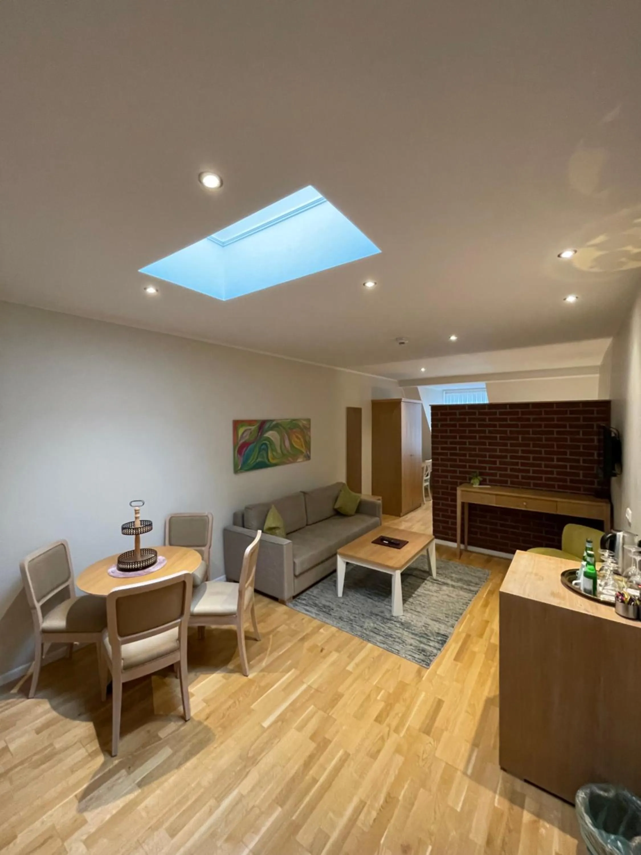 Kitchen or kitchenette in Hotel Altes Fährhaus