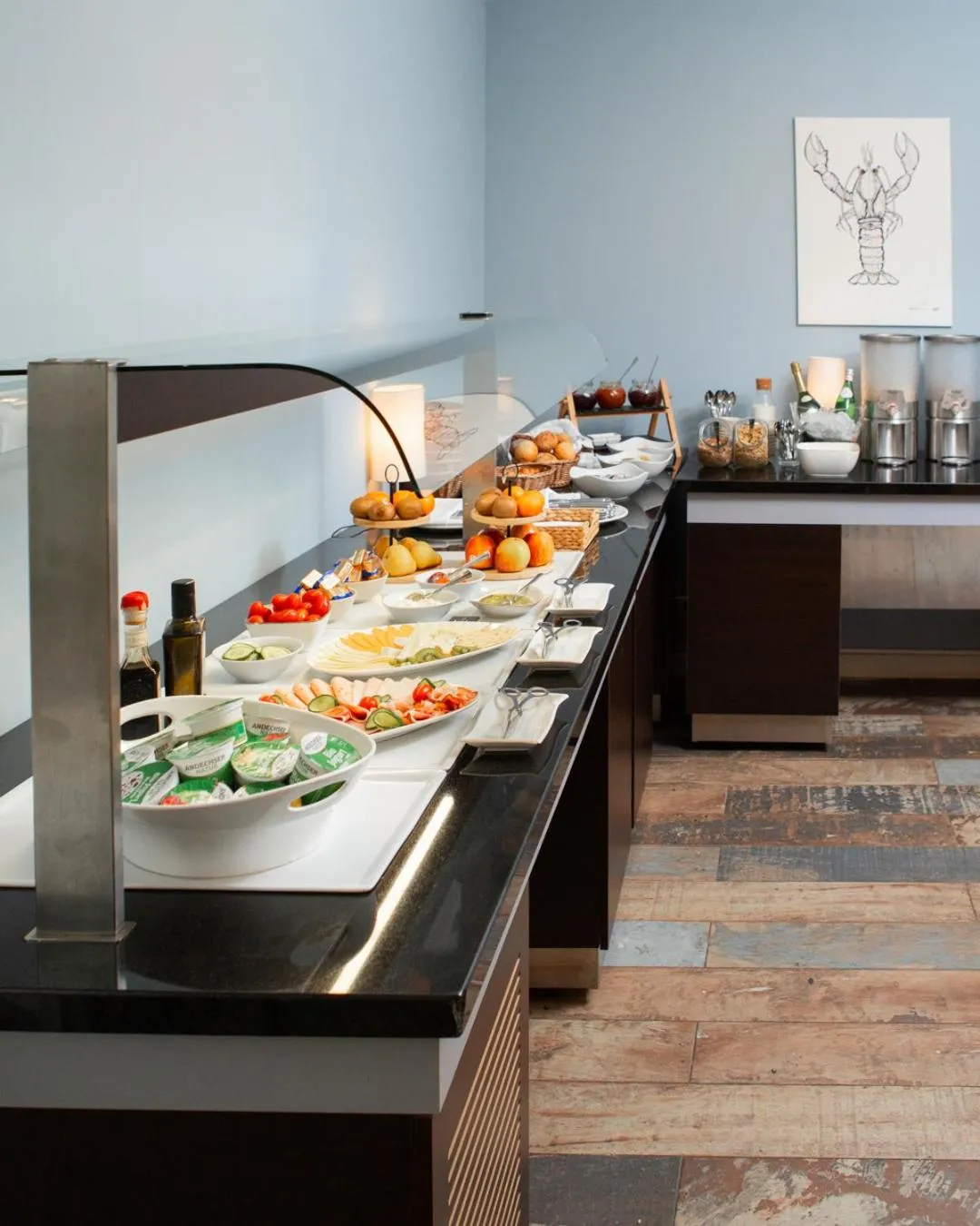 Buffet breakfast in Hotel Altes Fährhaus