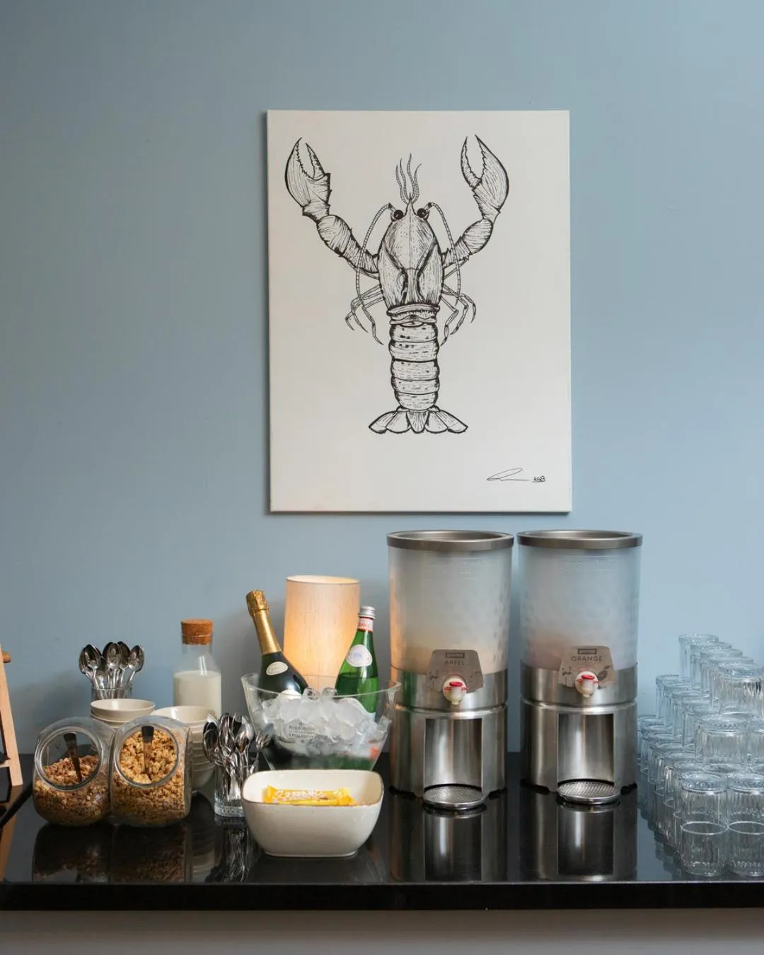 Breakfast in Hotel Altes Fährhaus