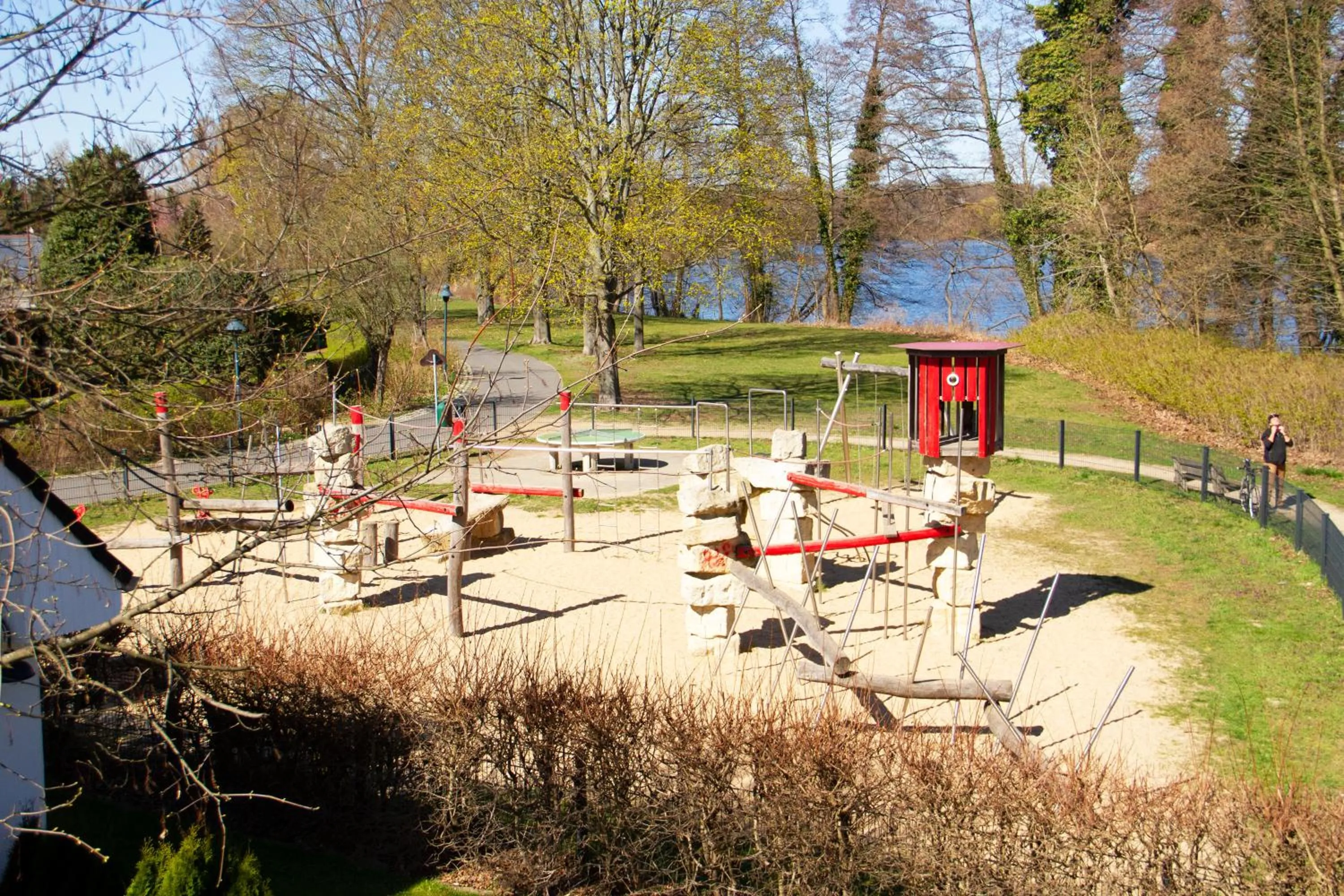Children play ground in Hotel Altes Fährhaus