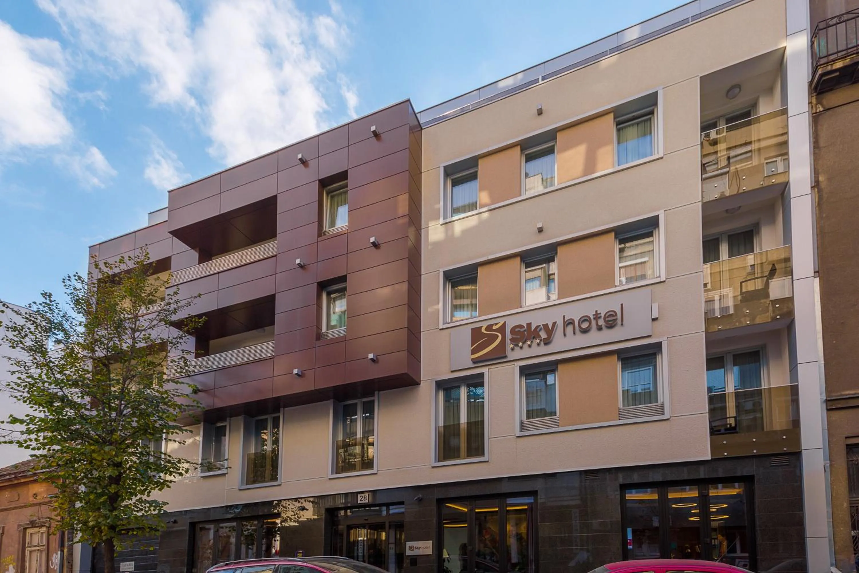 Off site in Sky Hotel