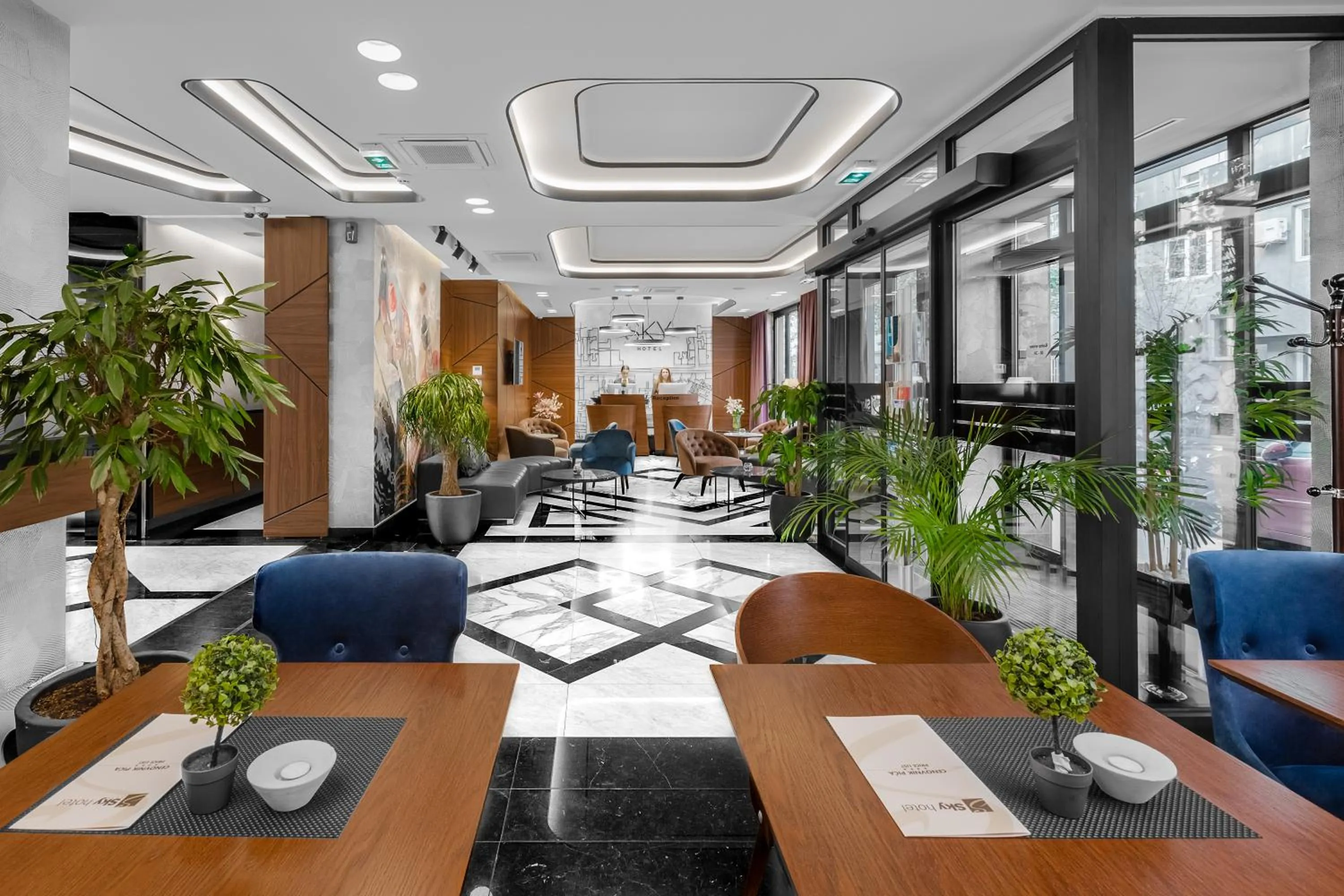 Lobby or reception in Sky Hotel
