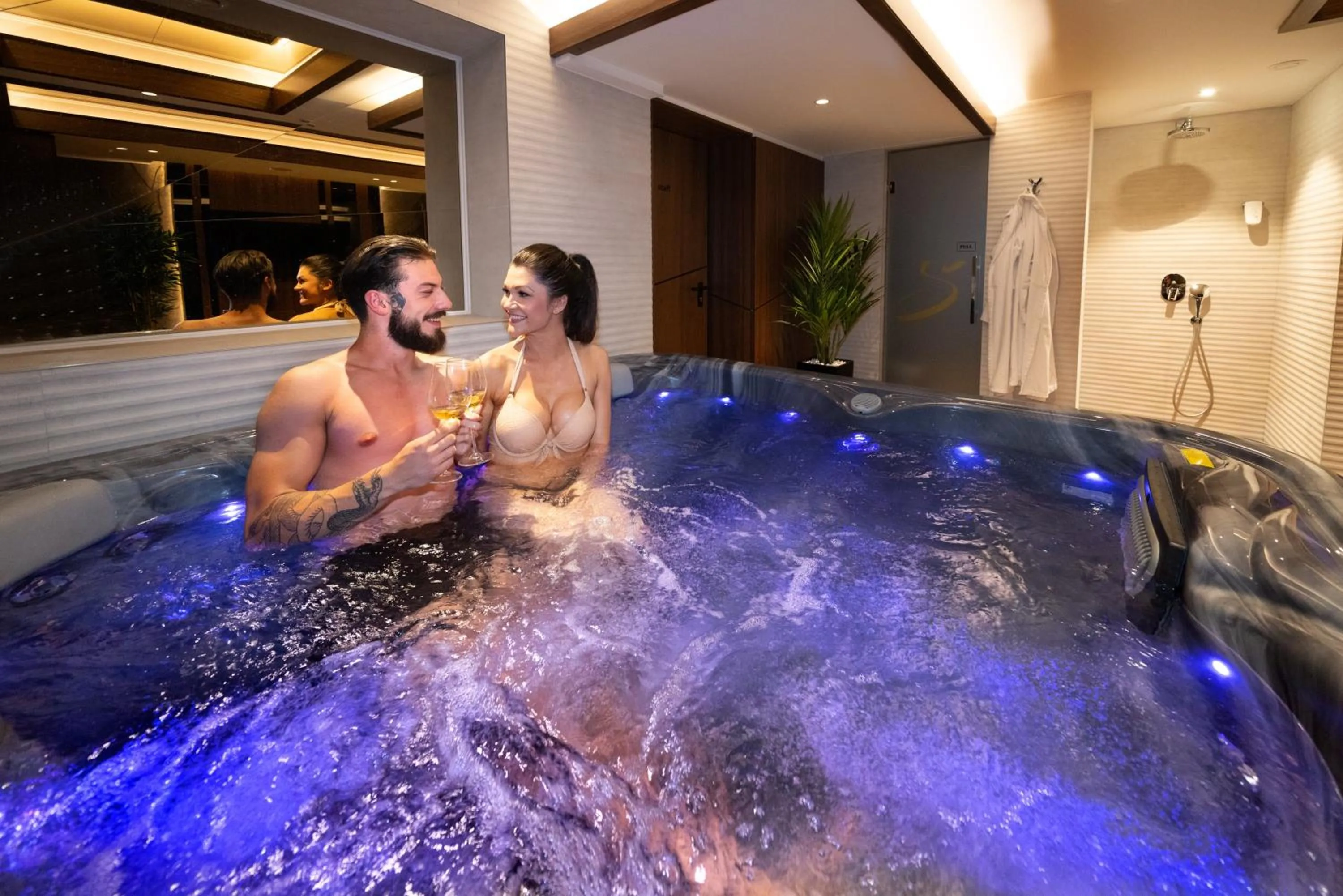 Hot Tub in Sky Hotel