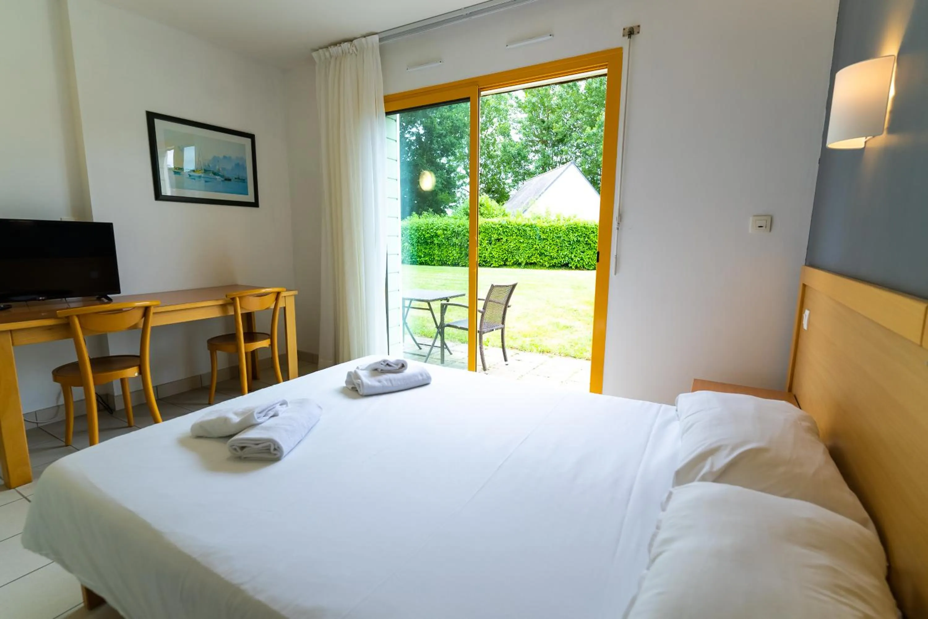 Bed in Azureva Club Tregunc