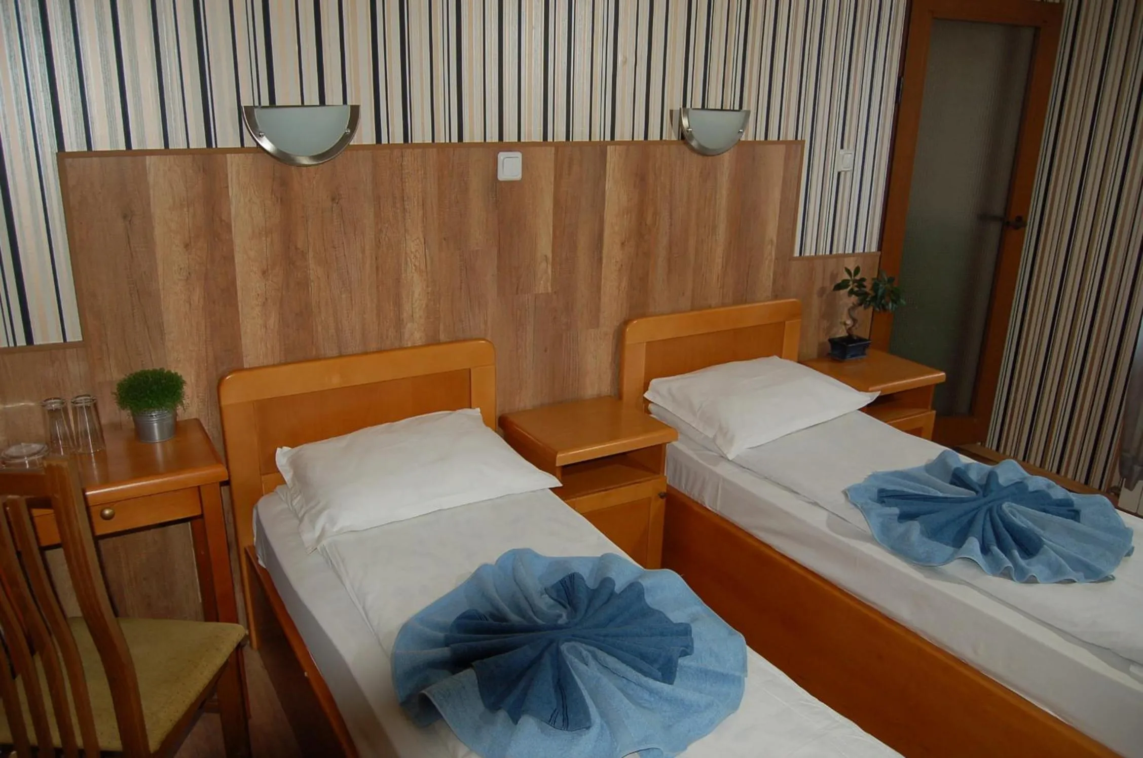 Bed in Kniaz Boris Hotel