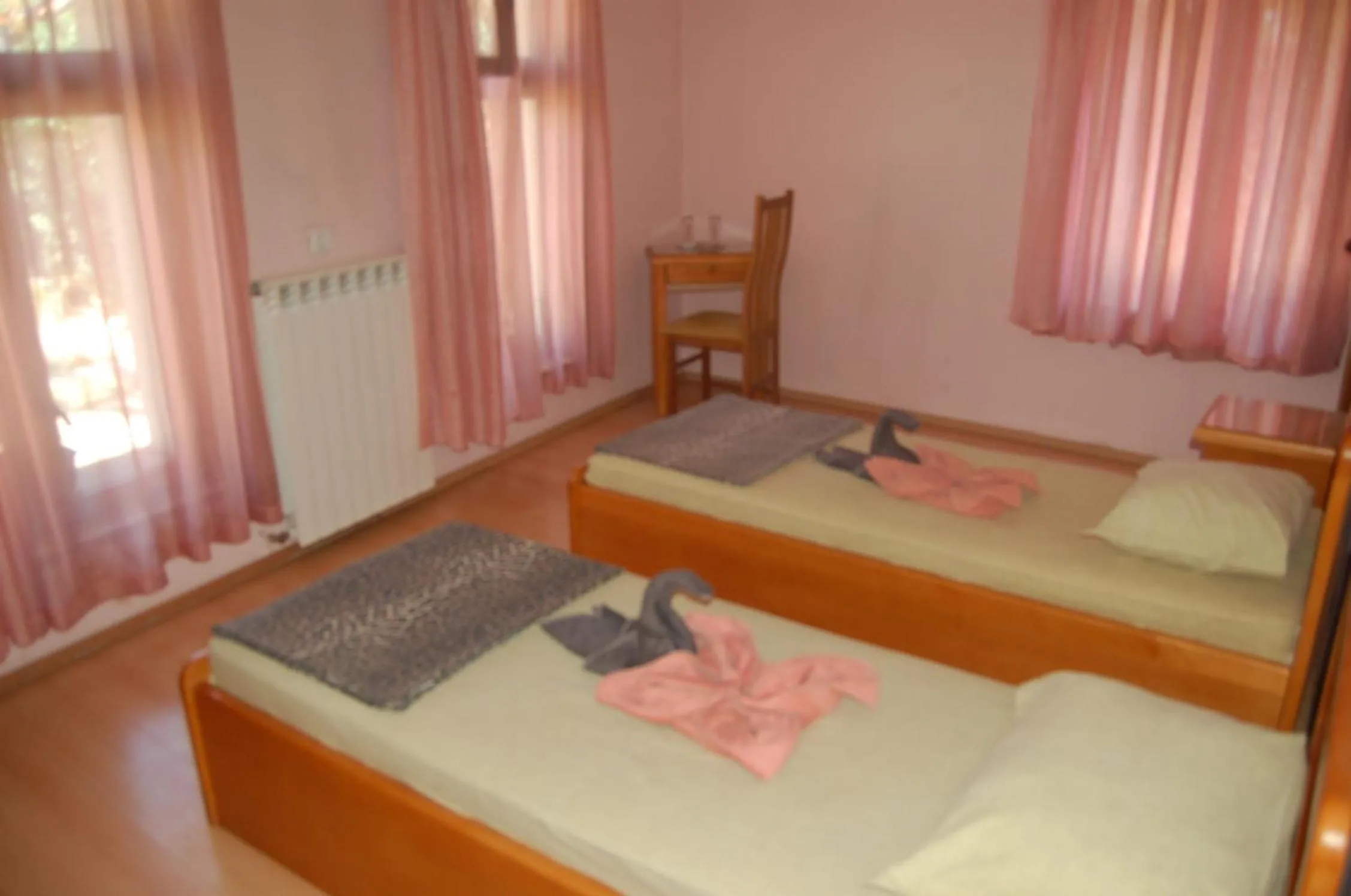 Bed in Kniaz Boris Hotel