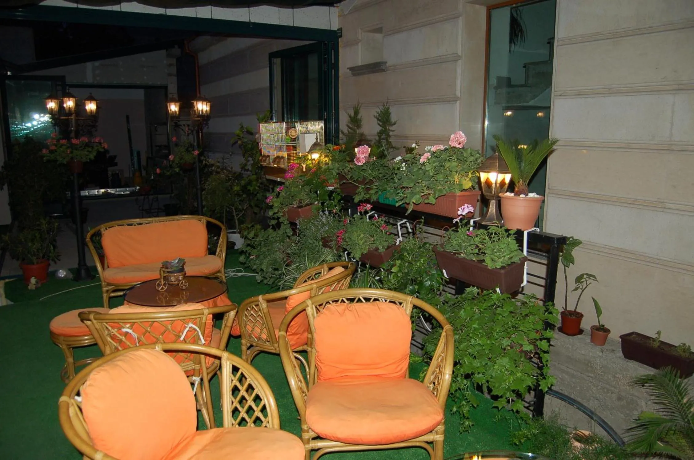 Garden in Kniaz Boris Hotel