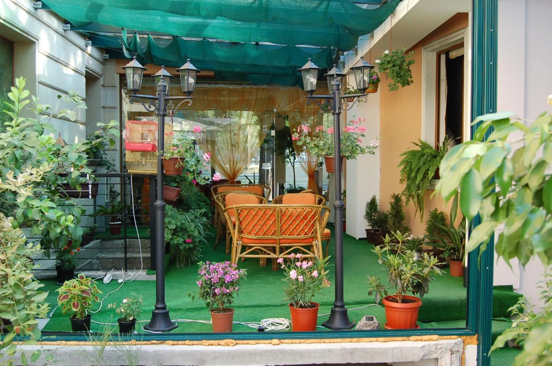 Garden in Kniaz Boris Hotel