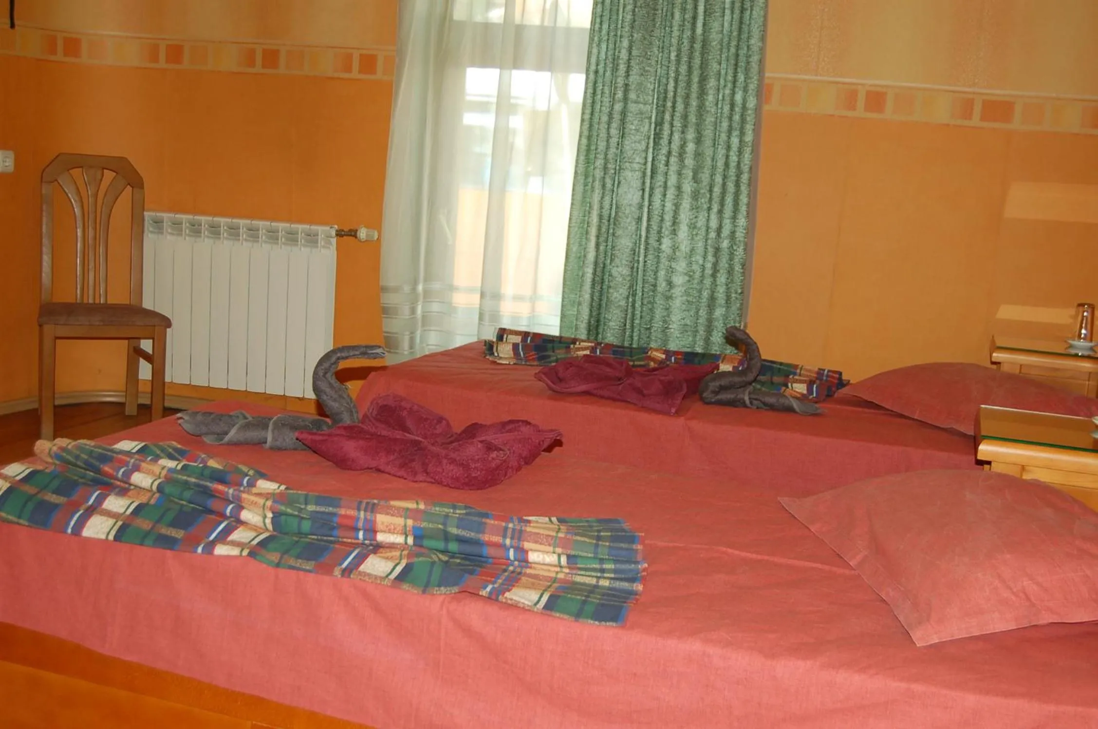 Bed in Kniaz Boris Hotel