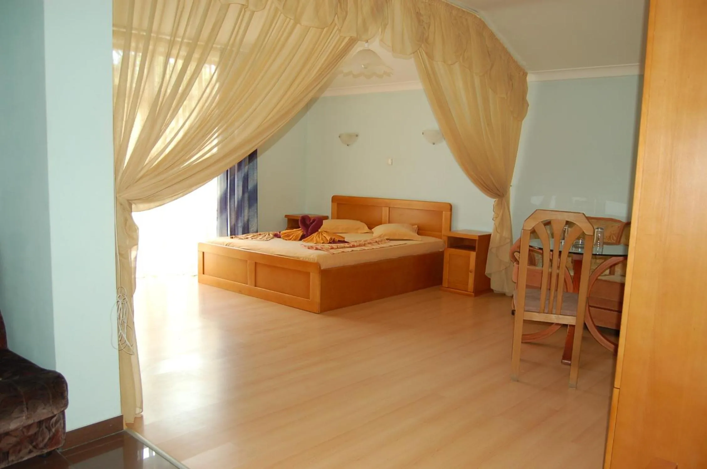Bed in Kniaz Boris Hotel