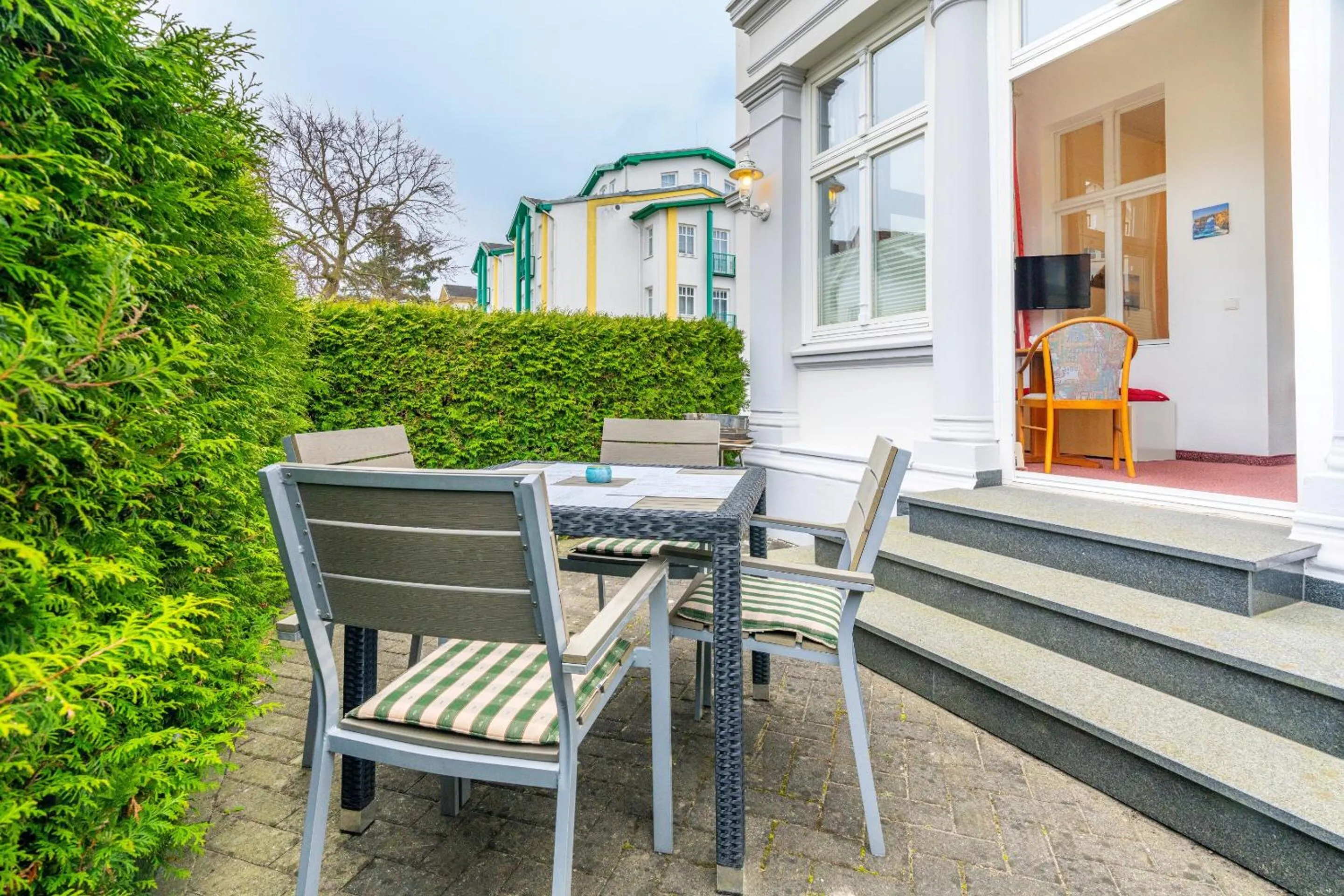 Patio in Pension Wald und See