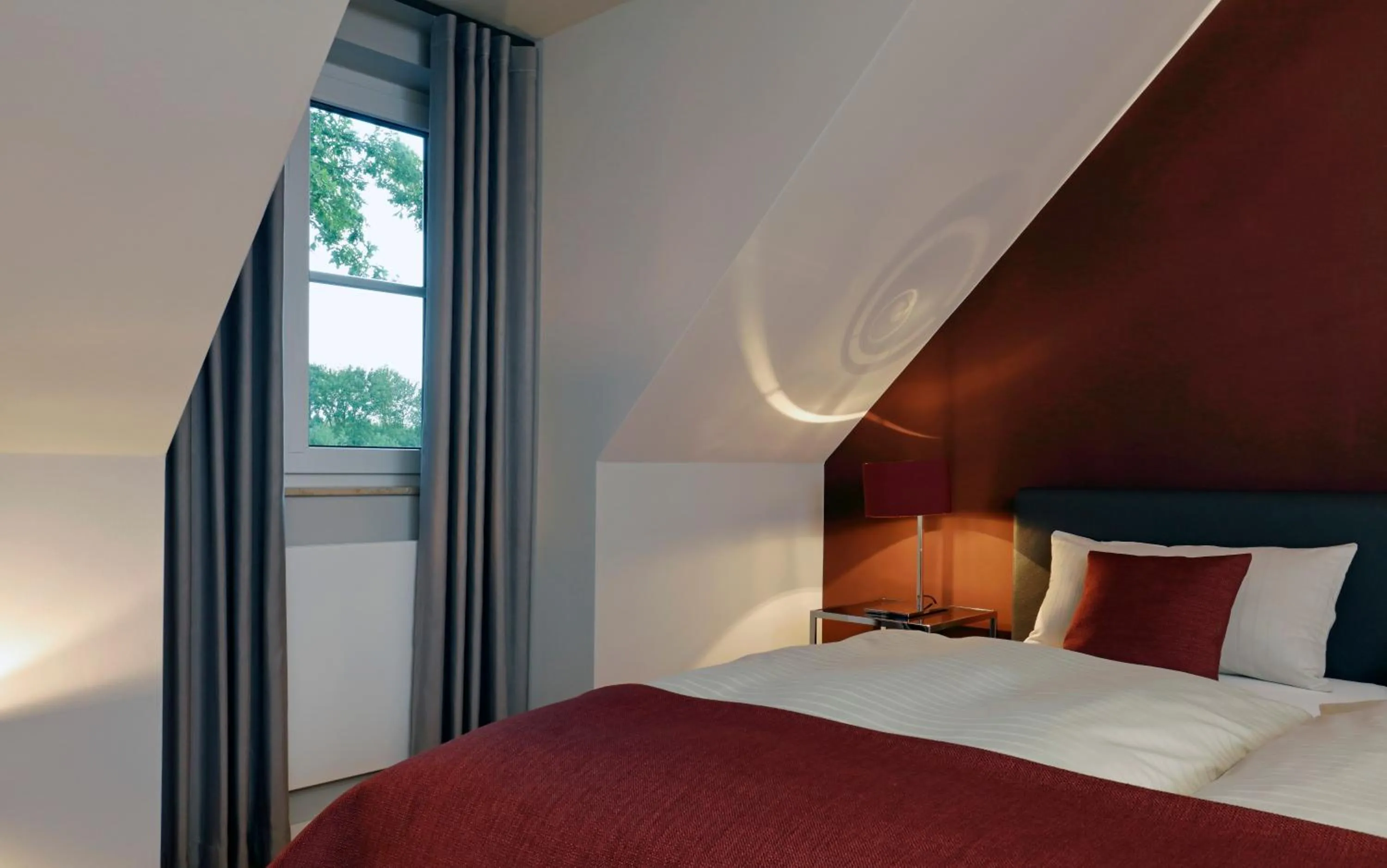 Bed in Patentkrug Design Hotel