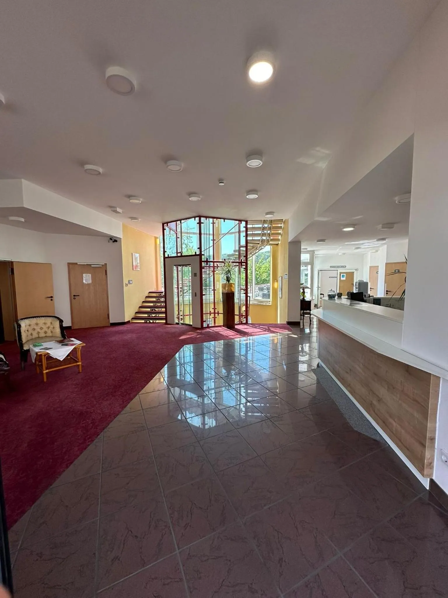 Lobby or reception in Hotel Aichtaler Hof