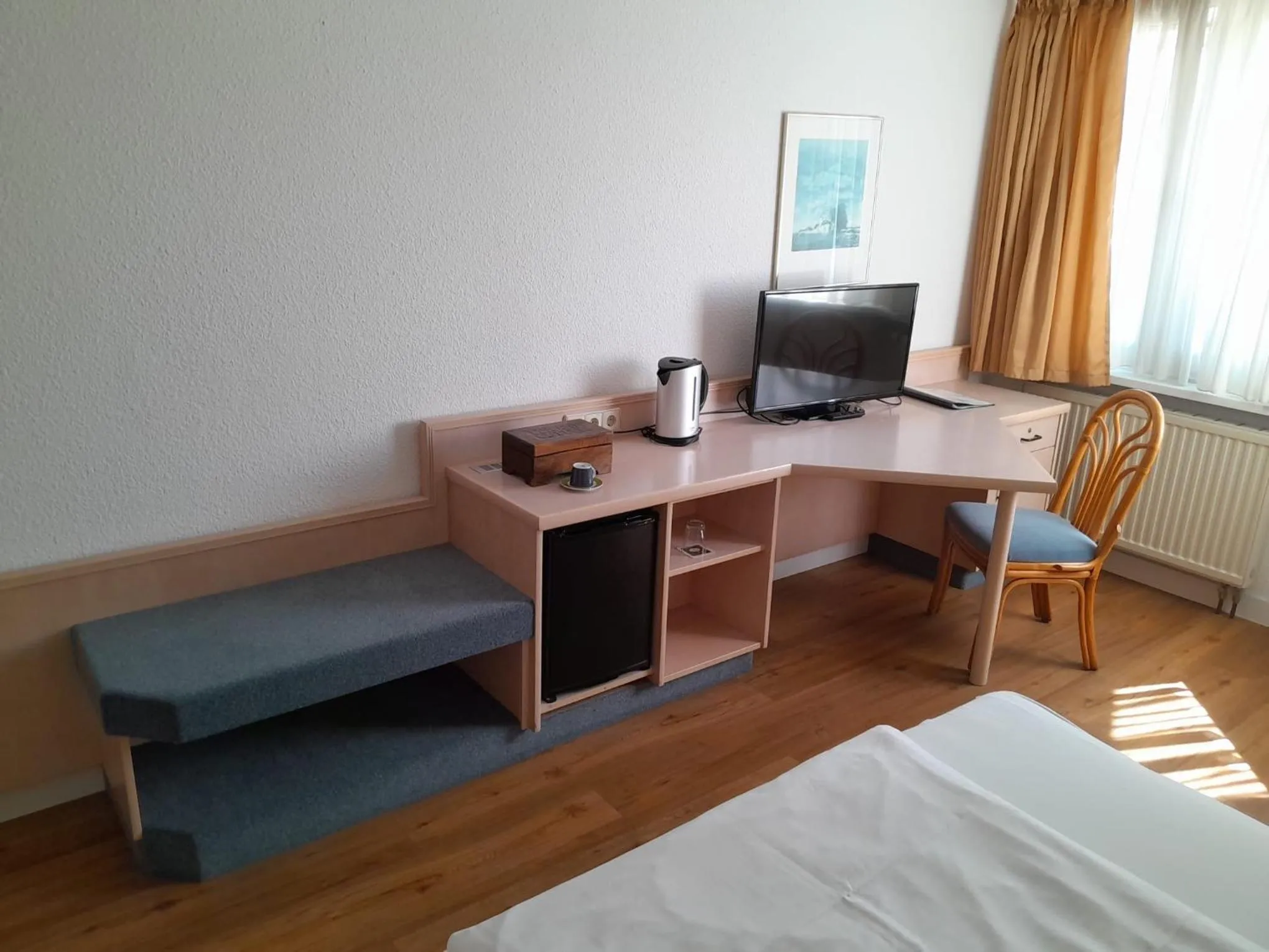 Photo of the whole room, Bed in Hotel Aichtaler Hof