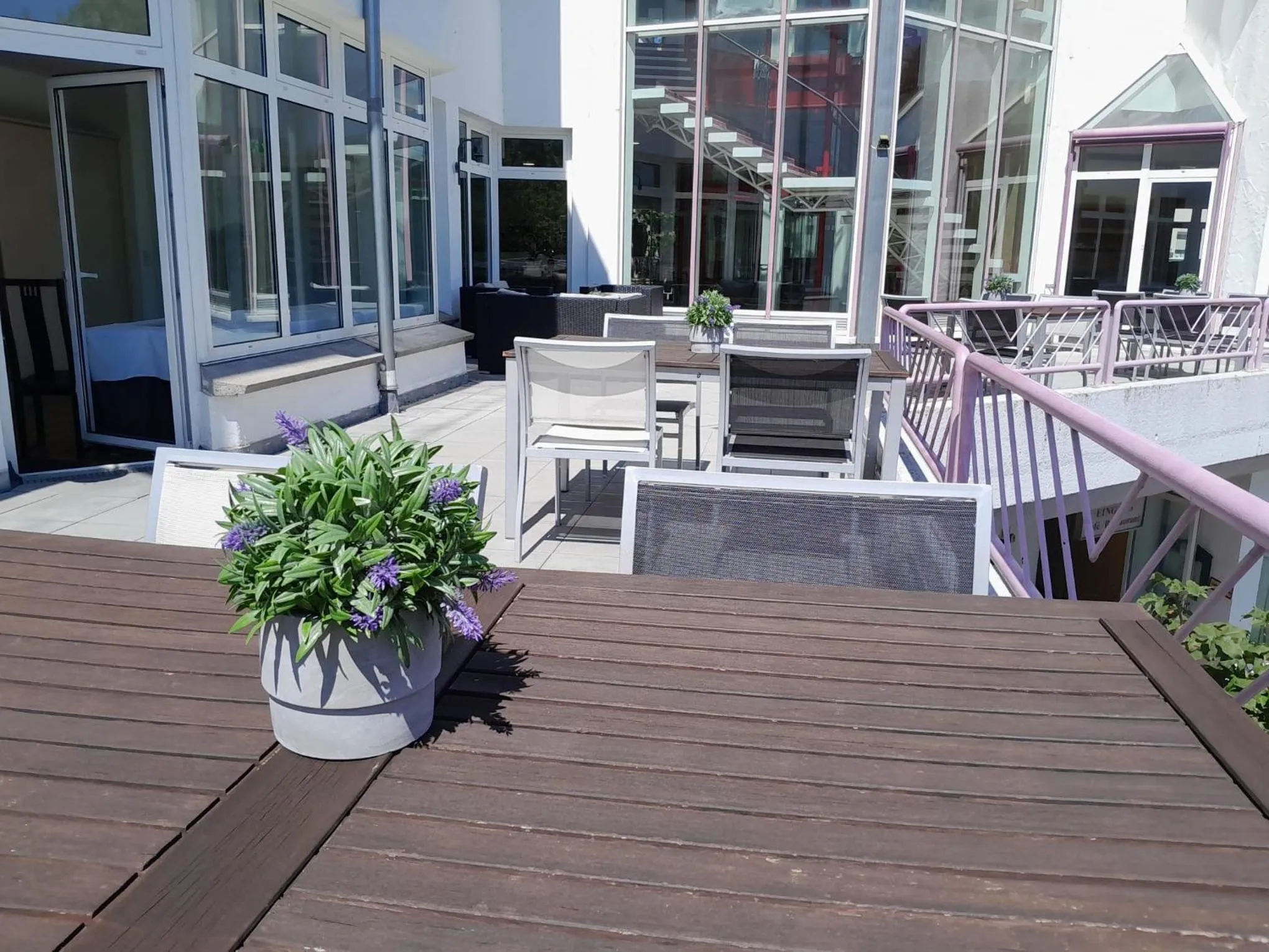 Balcony/Terrace in Hotel Aichtaler Hof