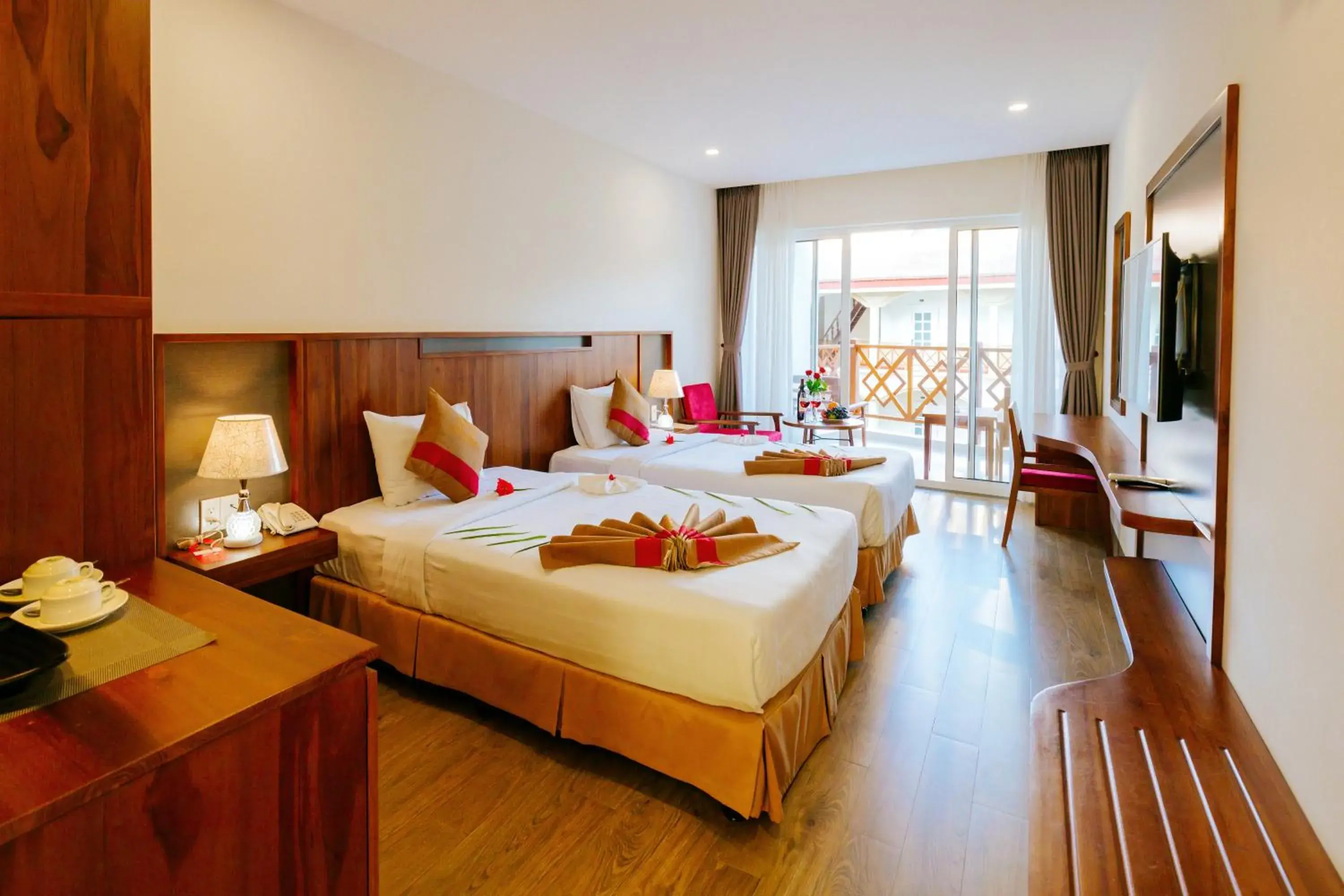 Deluxe Double or Twin Room with Garden View in Le Aqua Resort & Spa Phan Thiet - Swiss Village Resort & Spa Deluxe Double or Twin Room with Garden View in Le Aqua Resort & Spa Phan Thiet - Swiss Village Resort & Spa