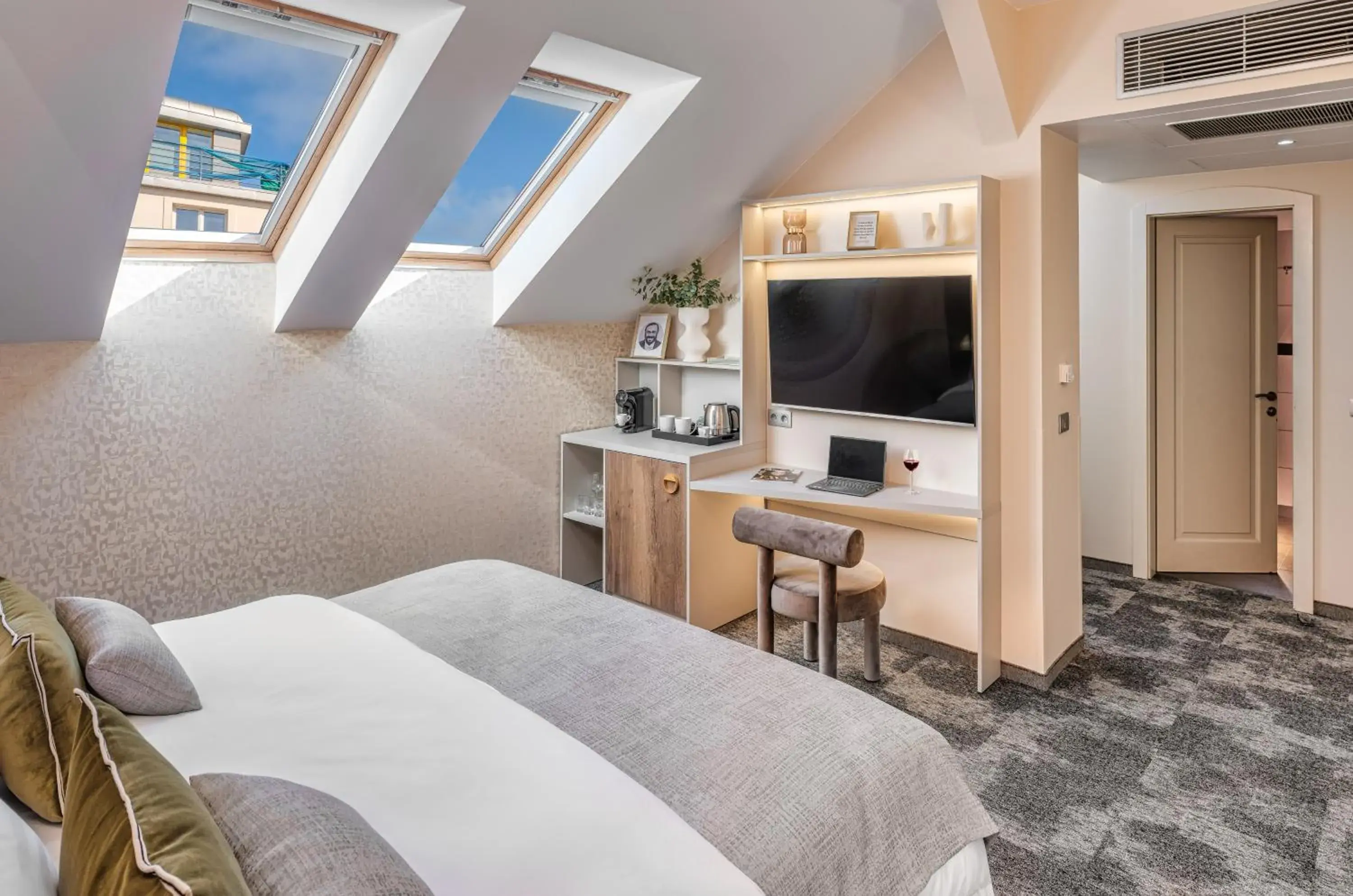 Bed in Hotel Sovereign Prague
