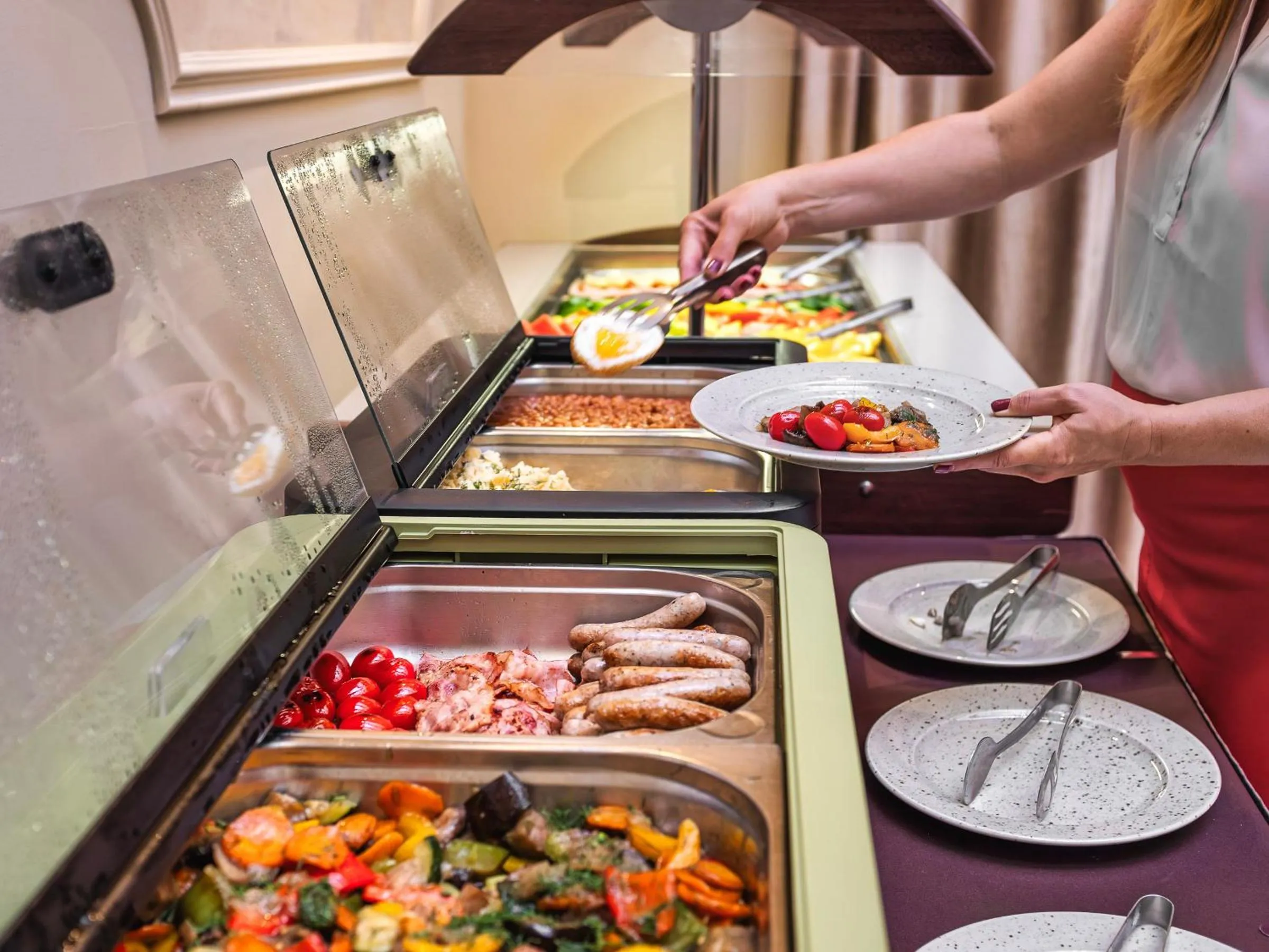 Breakfast in Hotel Sovereign Prague