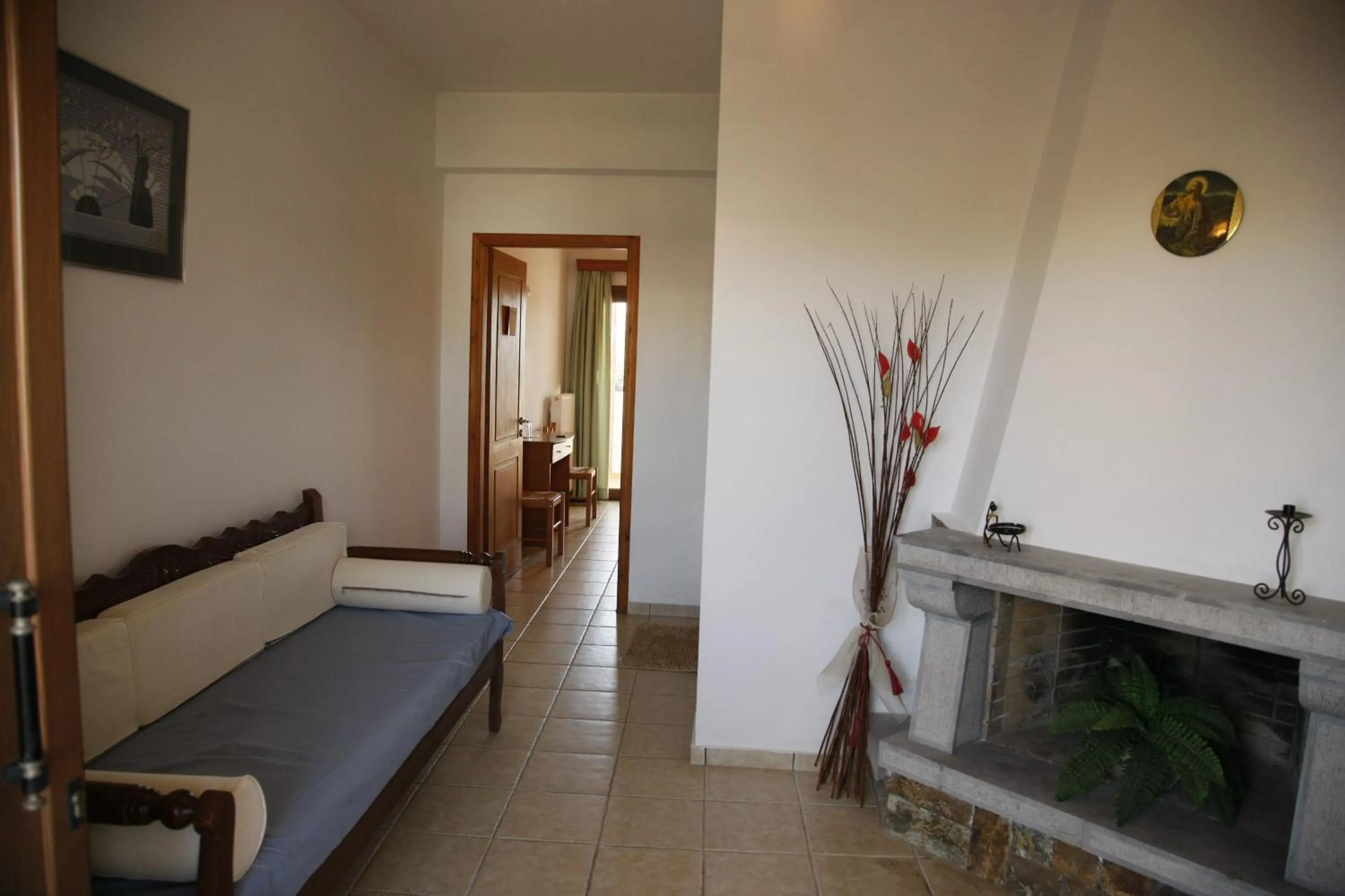 Decorative detail, Bed in Kalliopi Hotel