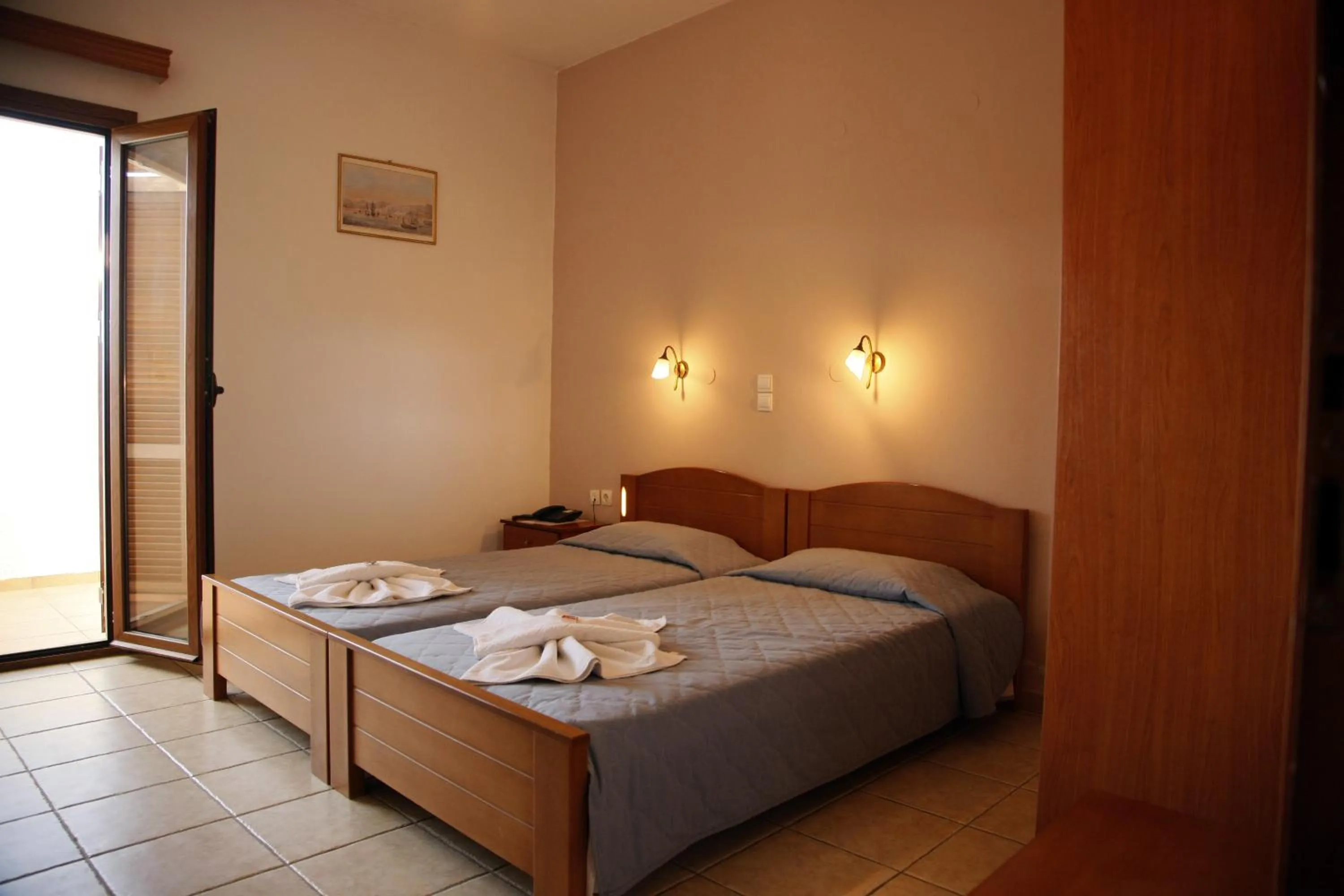 Bedroom, Bed in Kalliopi Hotel