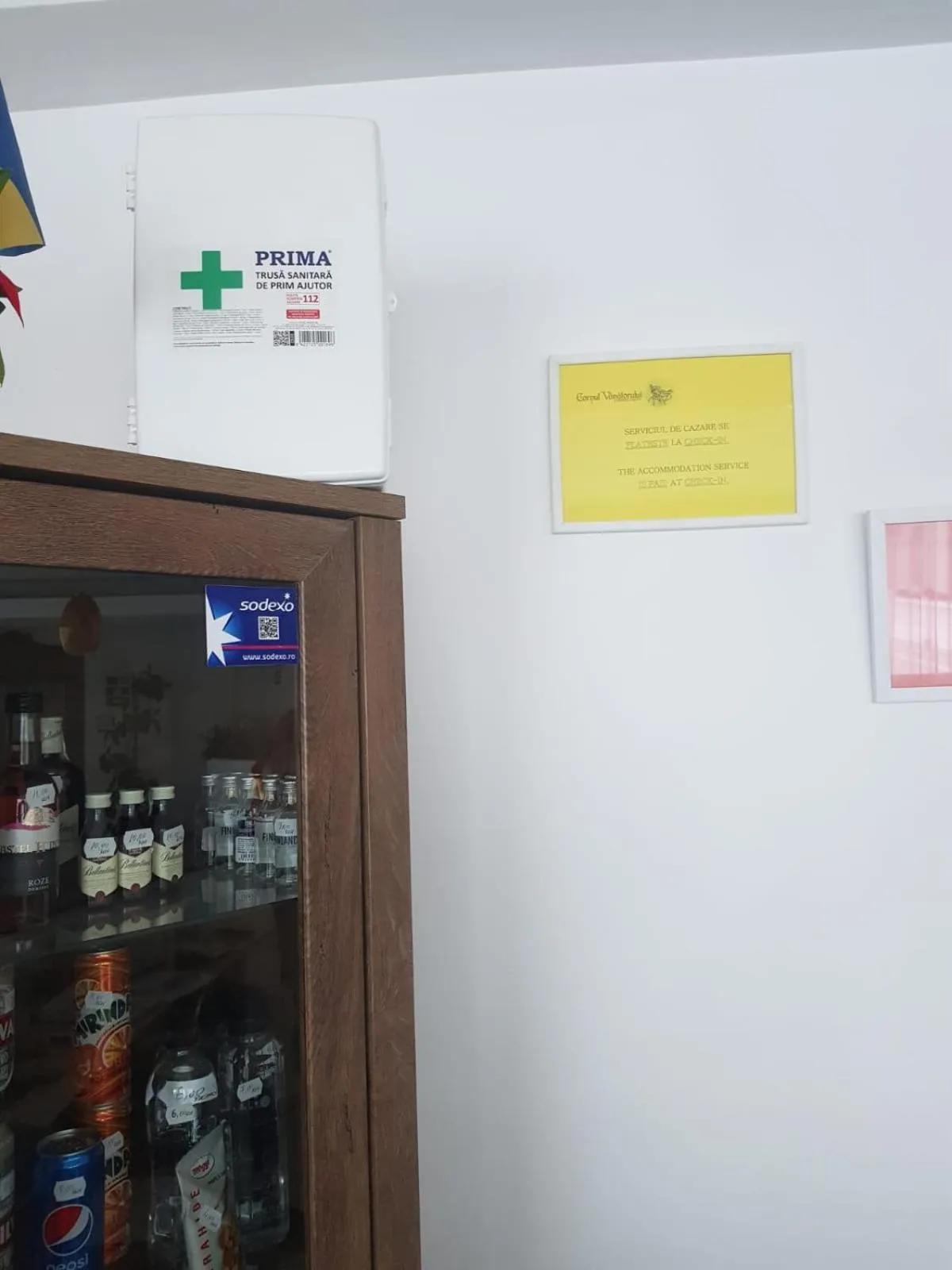 Lobby or reception in Hotel Cornul Vanatorului