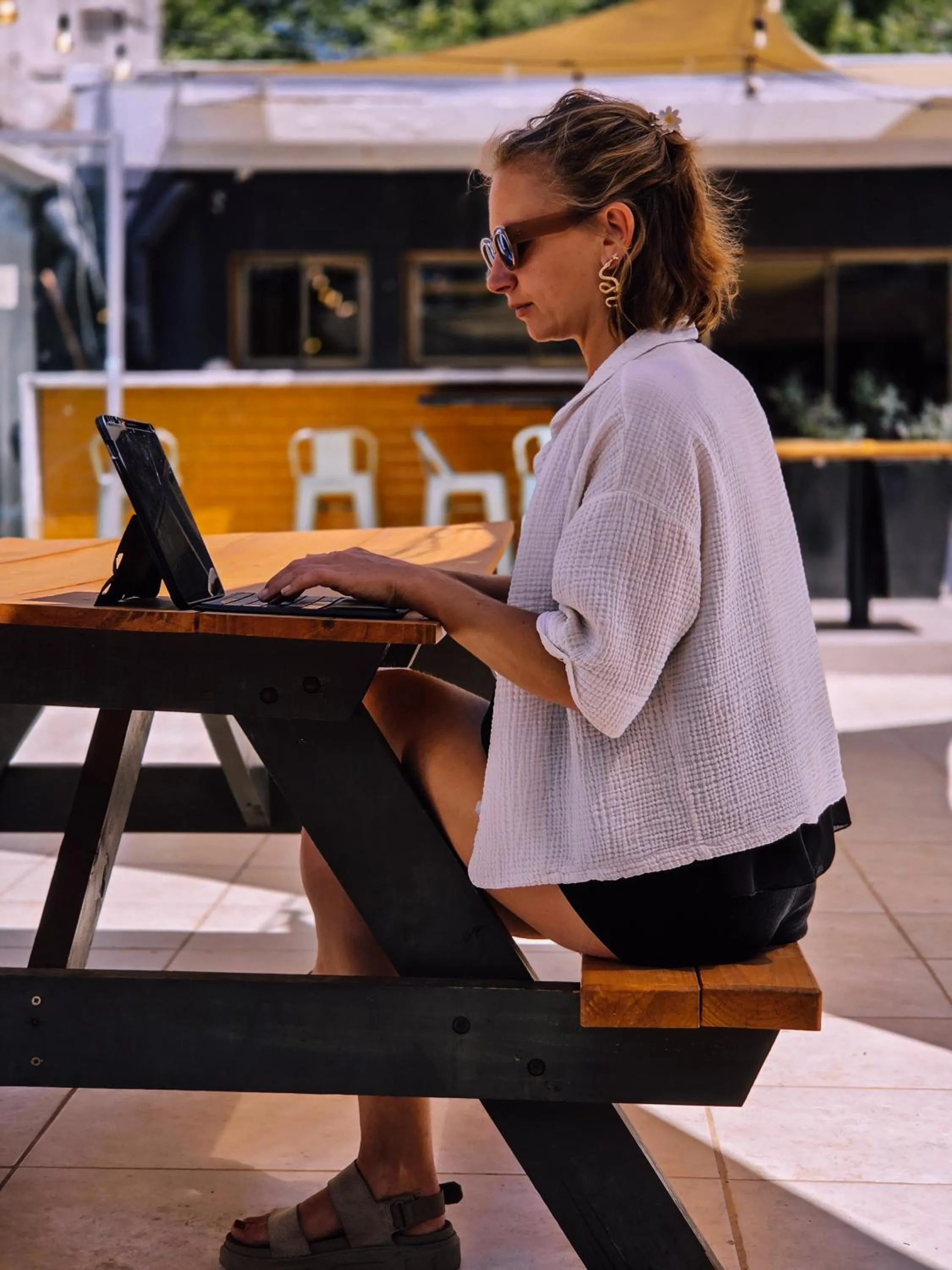 Balcony/Terrace in Hostel Boutique Merced 88