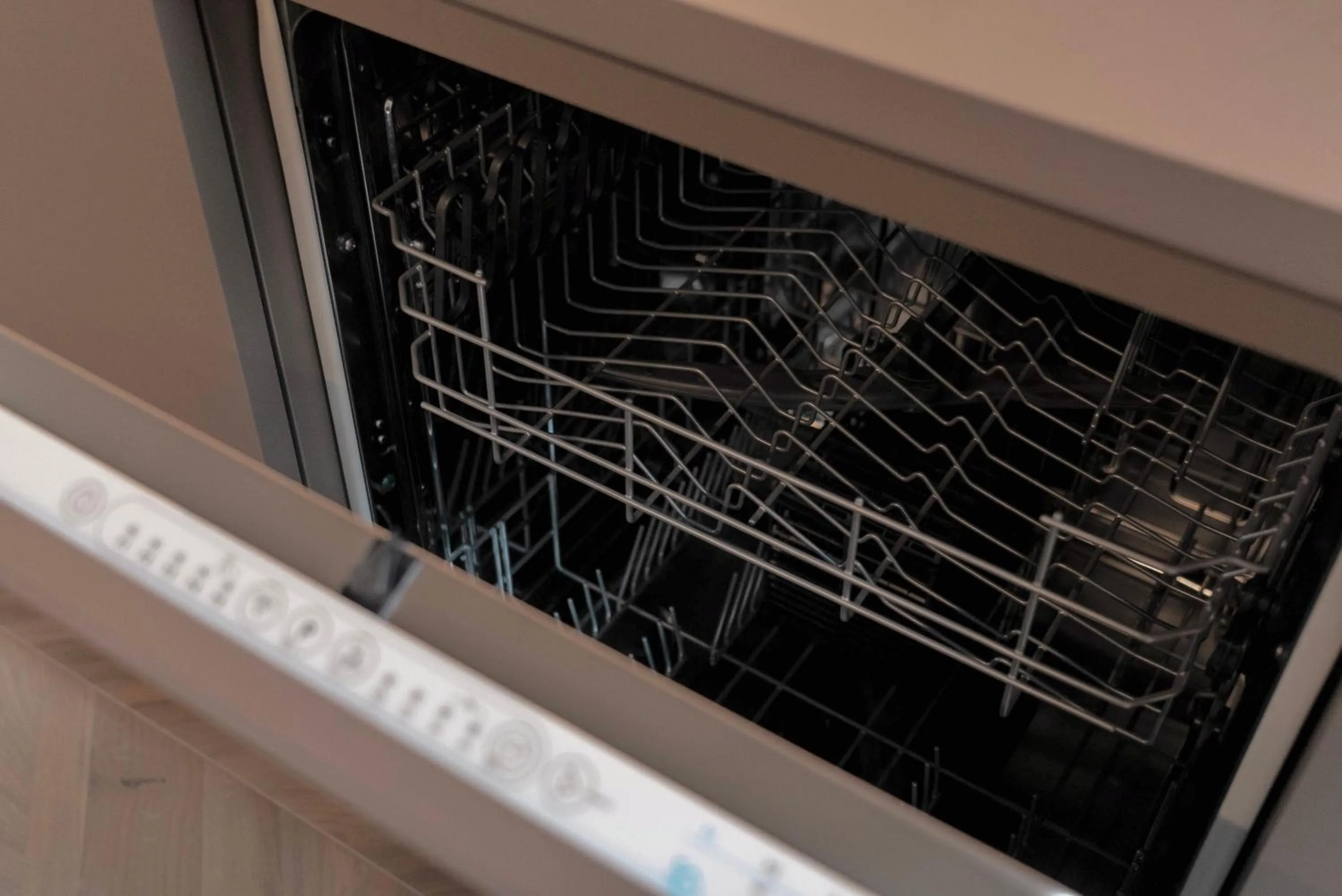 Kitchen or kitchenette in Aurora ApartHotel