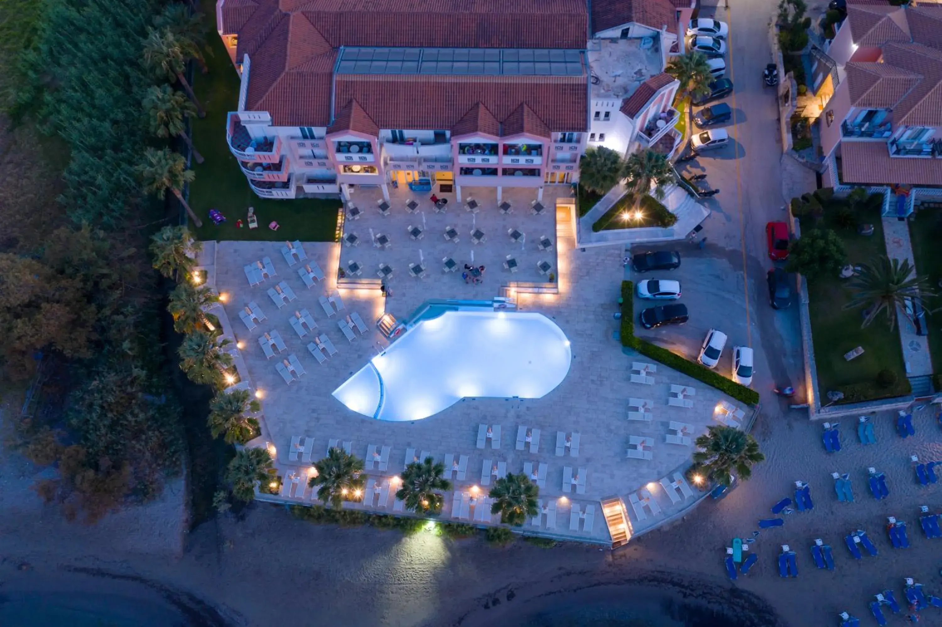 Bird's eye view in Xenos Kamara Beach Bird's eye view in Xenos Kamara Beach