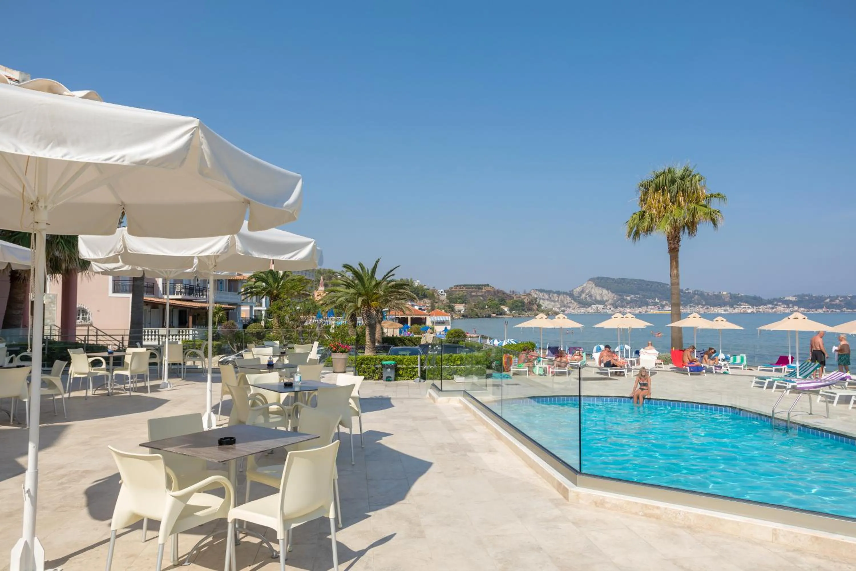 Pool view in Xenos Kamara Beach