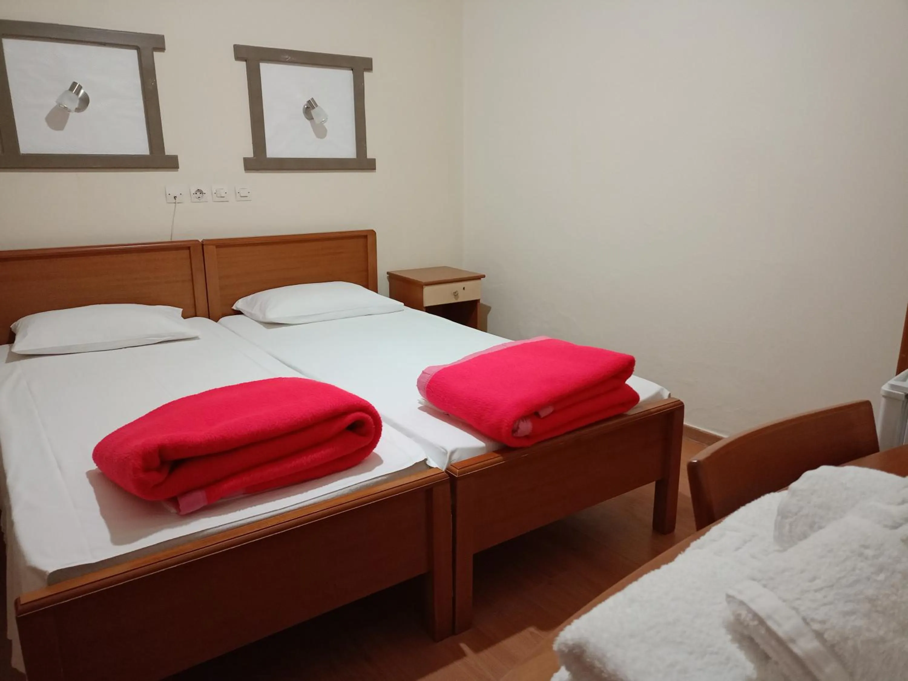 Bedroom, Bed in Efstratios Hotel