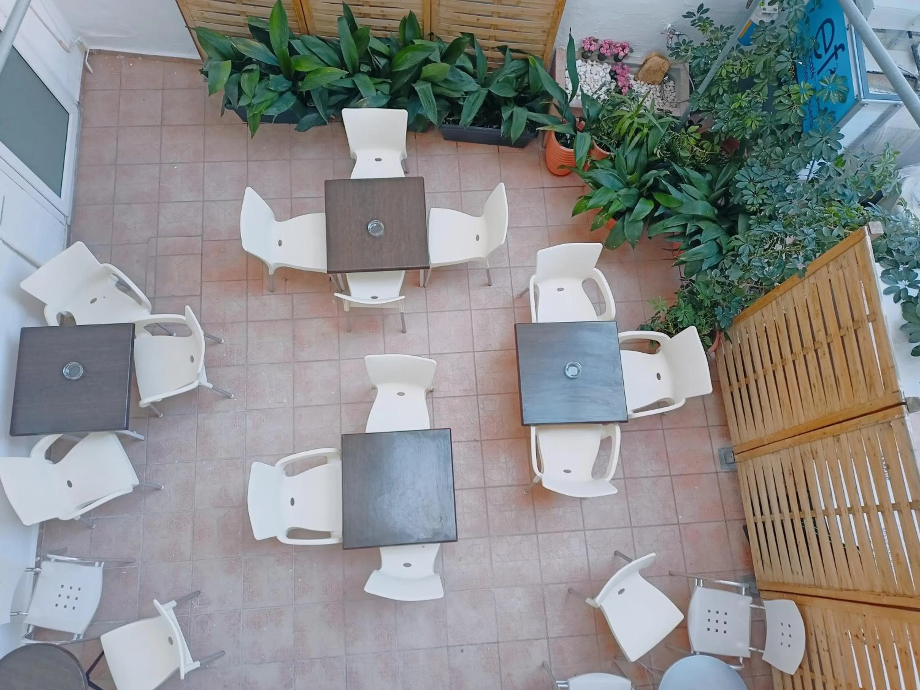 Patio in Efstratios Hotel