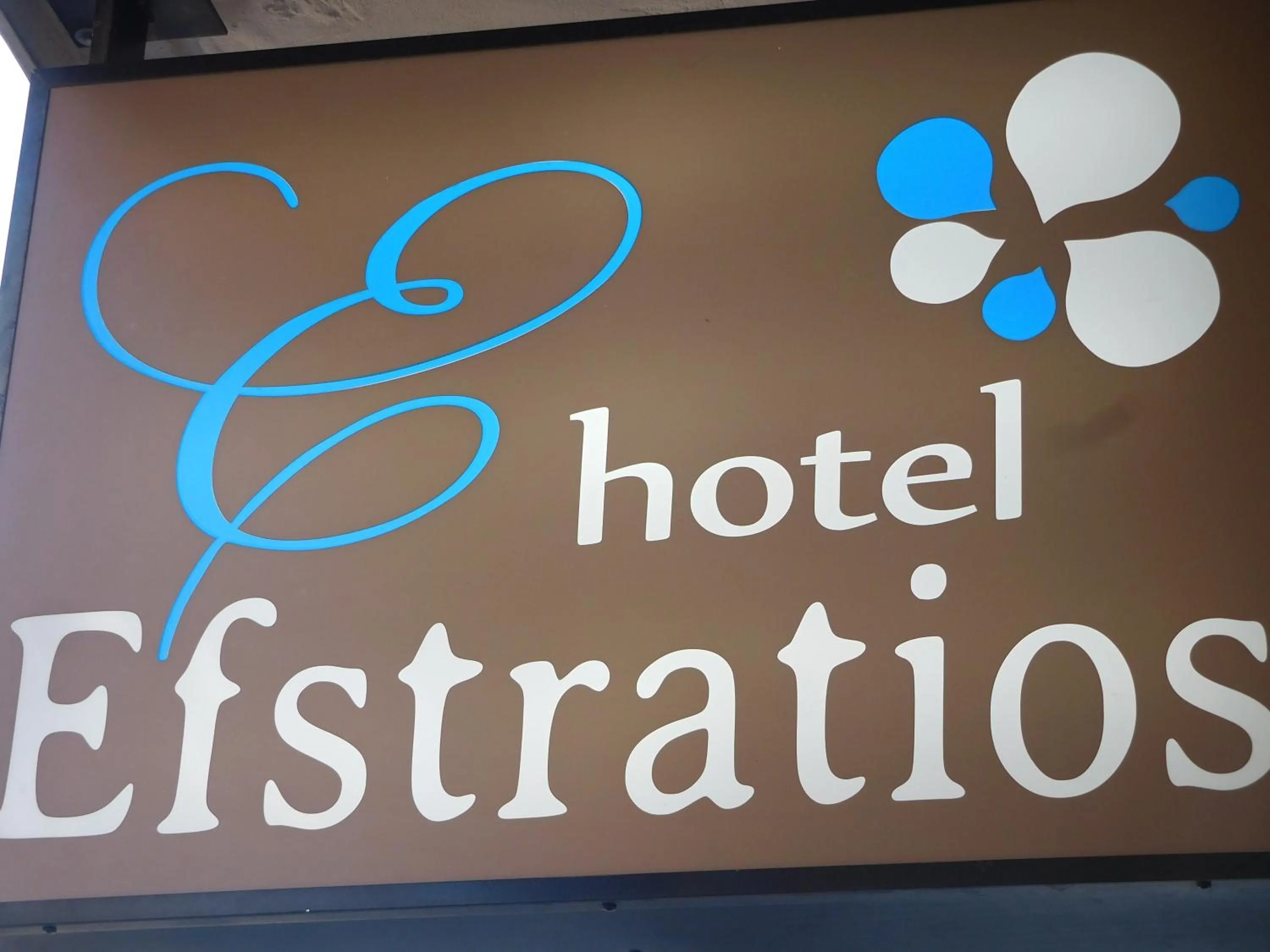 Logo/Certificate/Sign in Efstratios Hotel