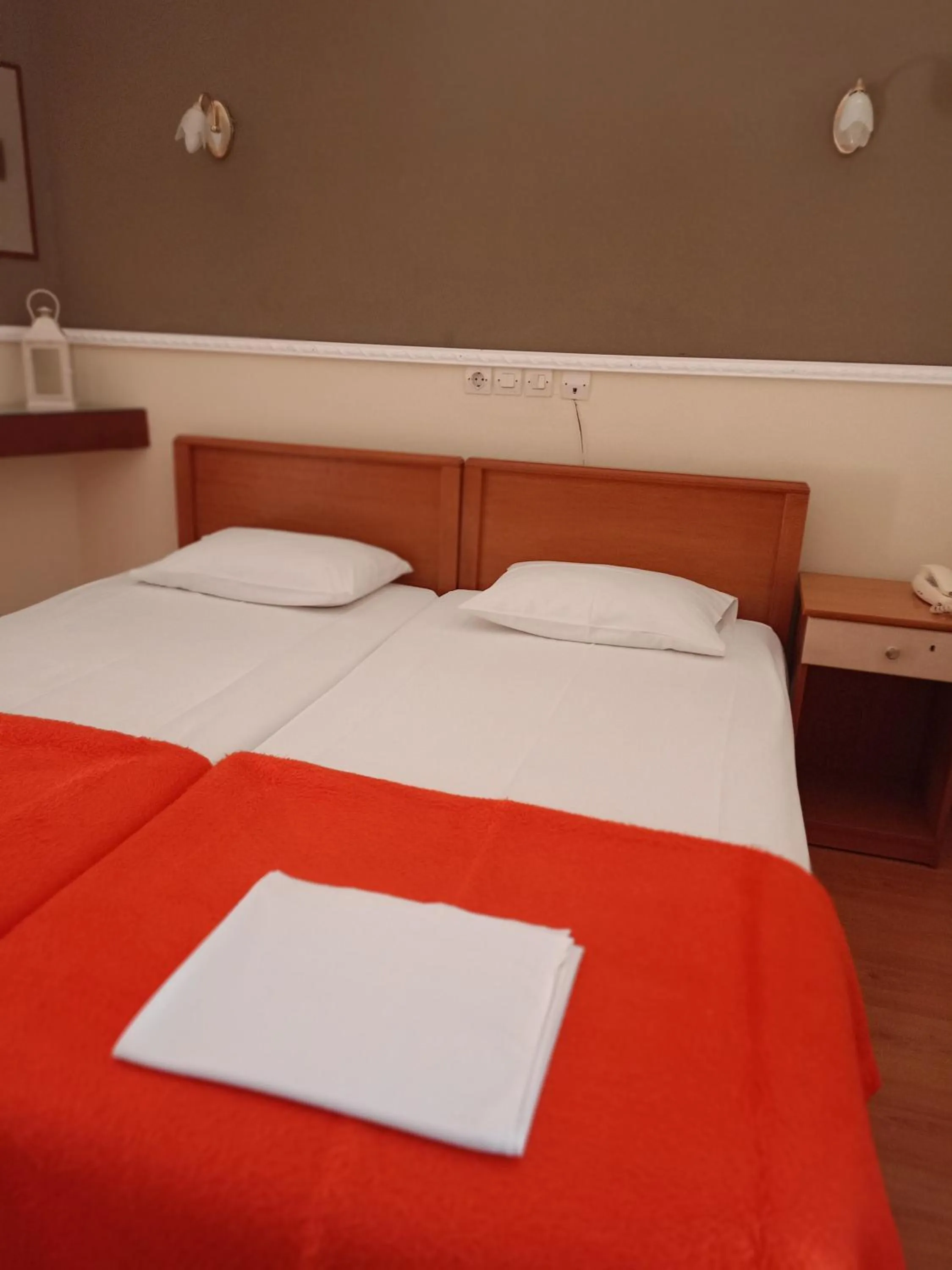 Bedroom, Bed in Efstratios Hotel