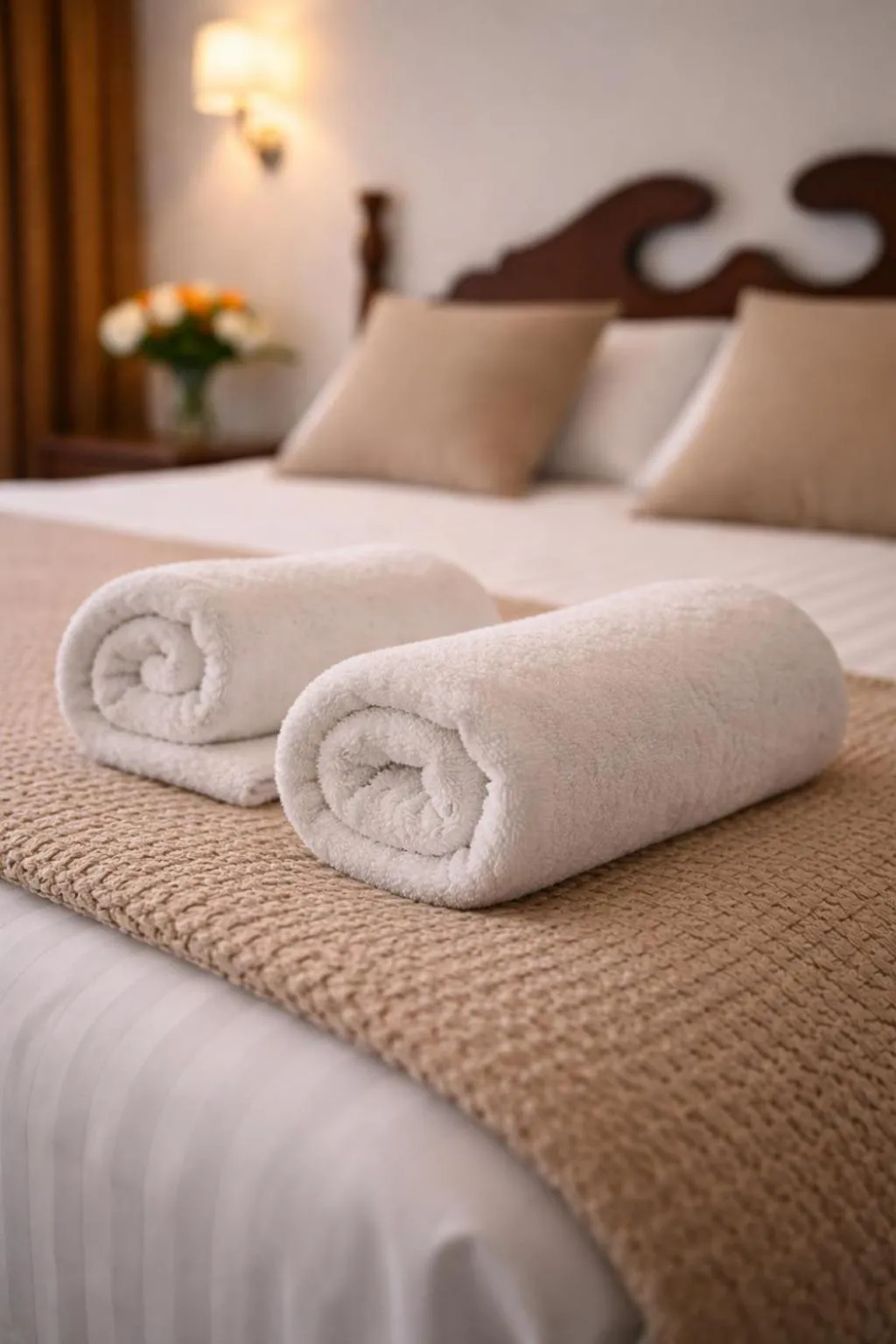 Bed in Gusarskiy Hotel and Apartment