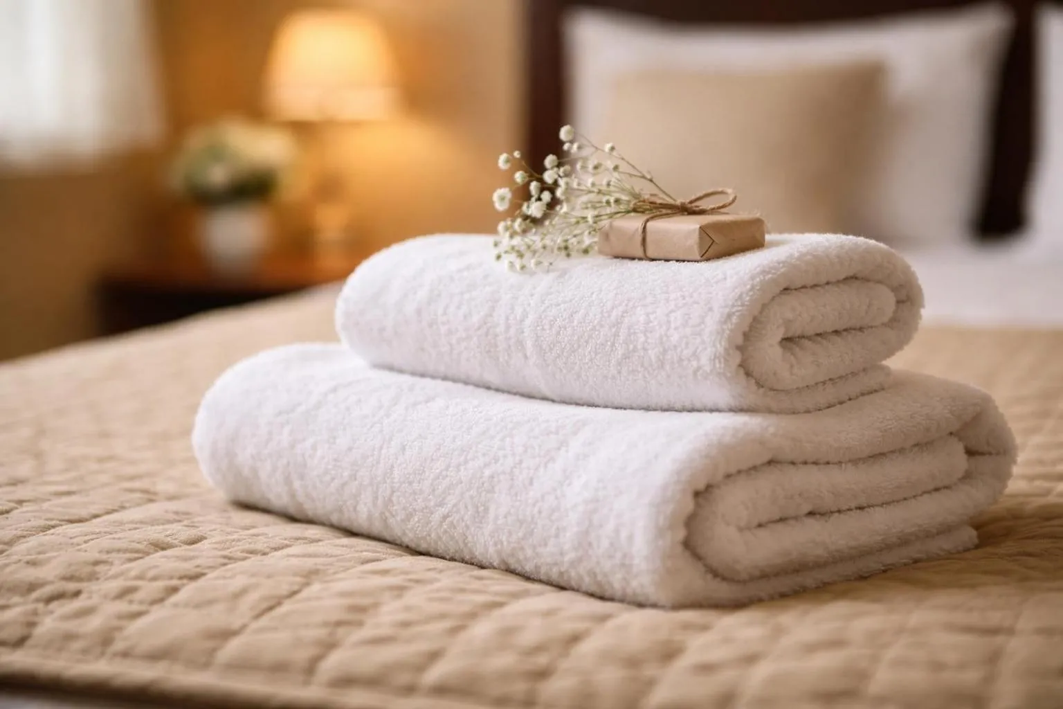 Bed in Gusarskiy Hotel and Apartment