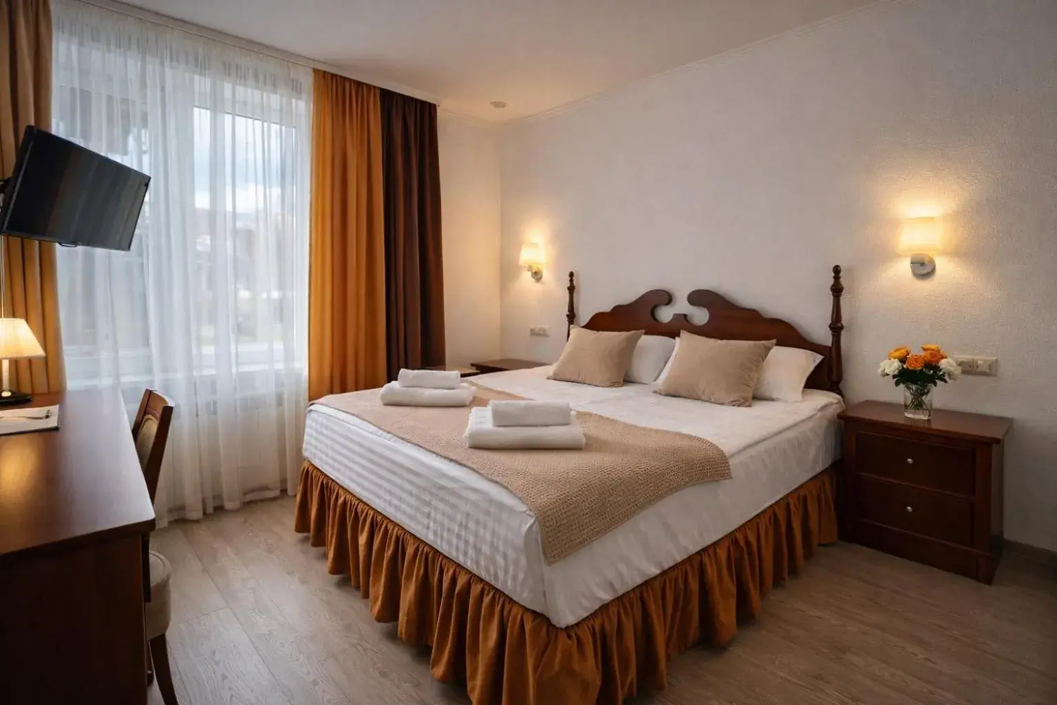 Deluxe Double Room - single occupancy in Gusarskiy Hotel and Apartment Deluxe Double Room - single occupancy in Gusarskiy Hotel and Apartment