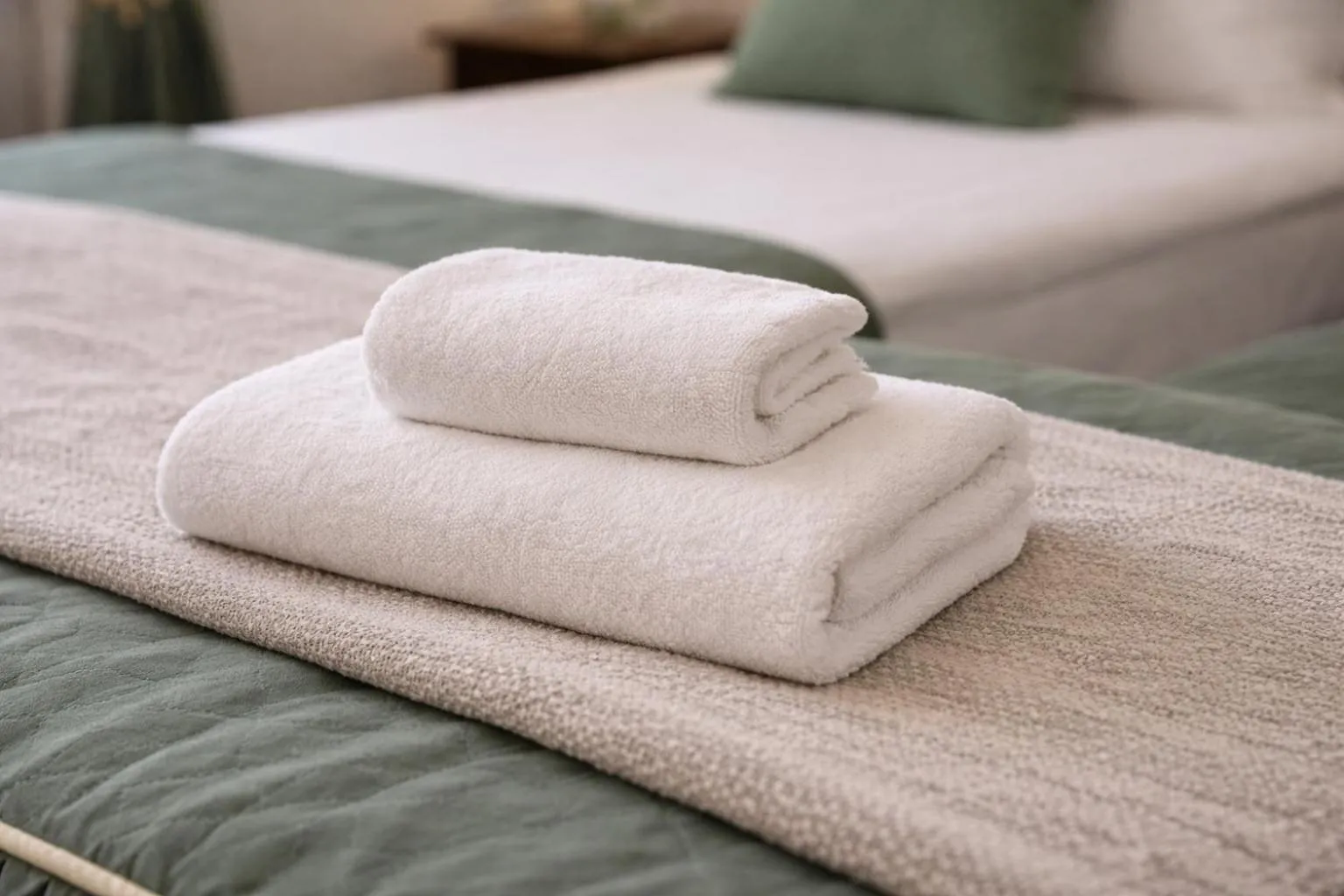 Bed in Gusarskiy Hotel and Apartment
