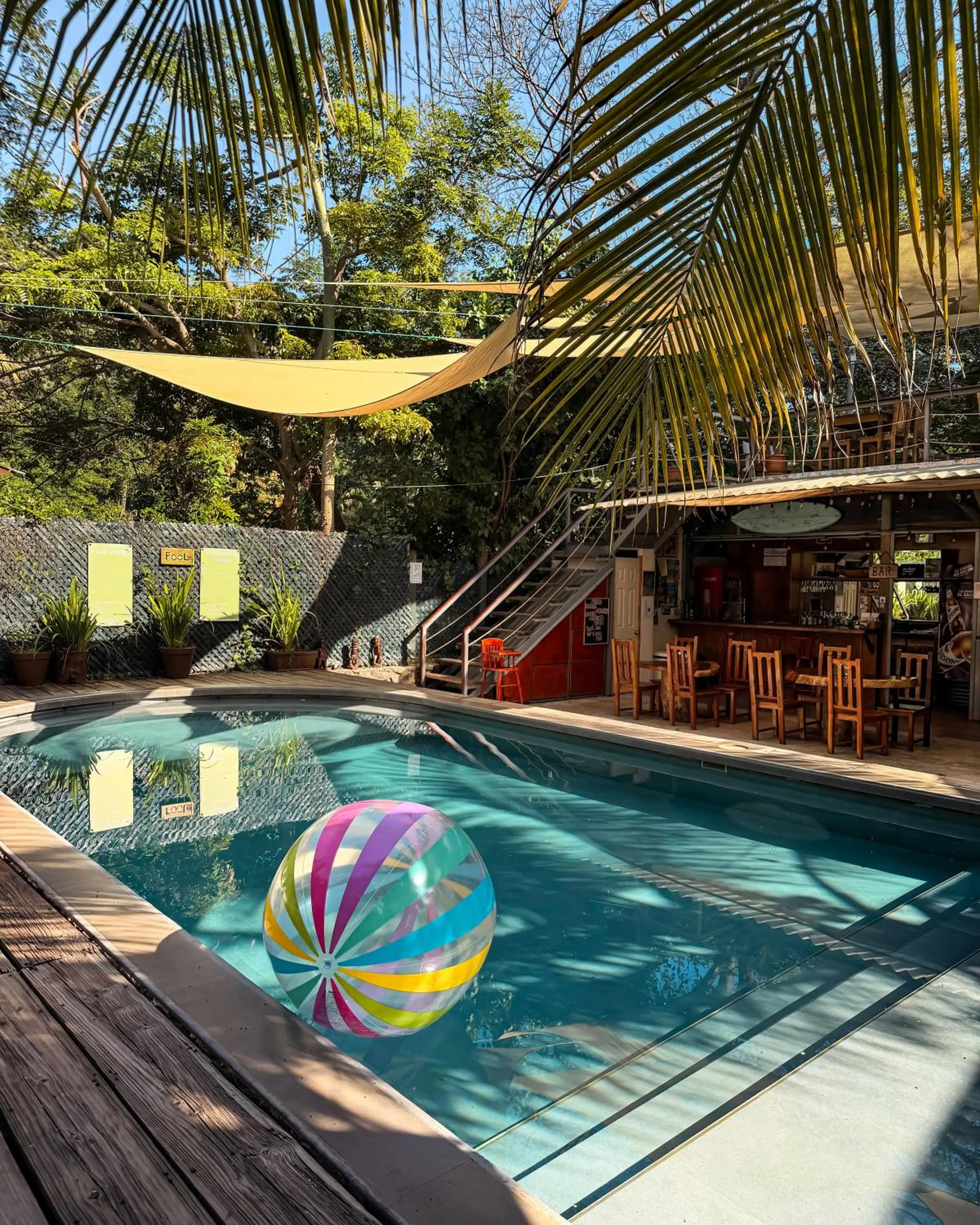 Pool view in Hotel Michanti