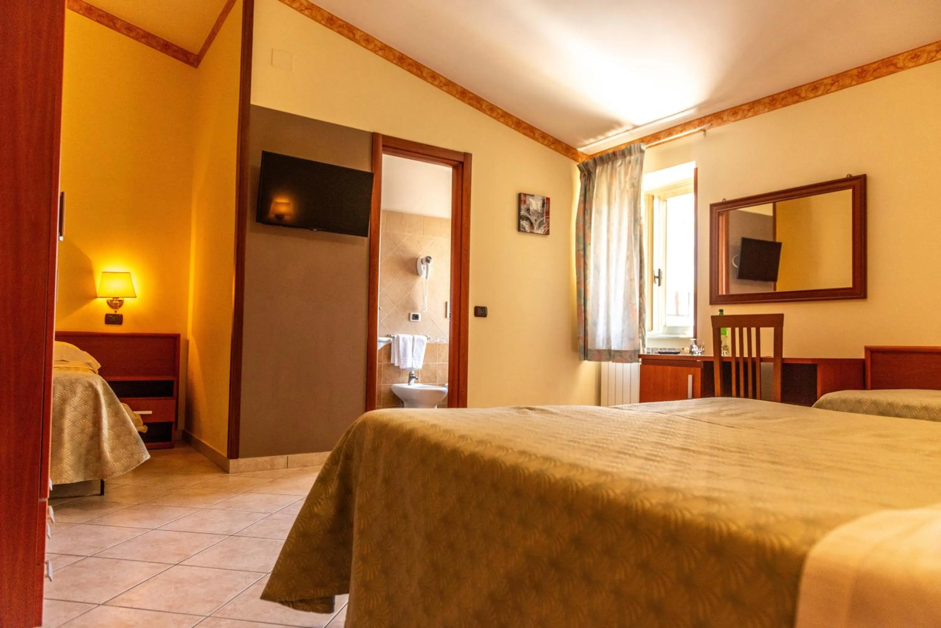Bed in Hotel Dei Pini