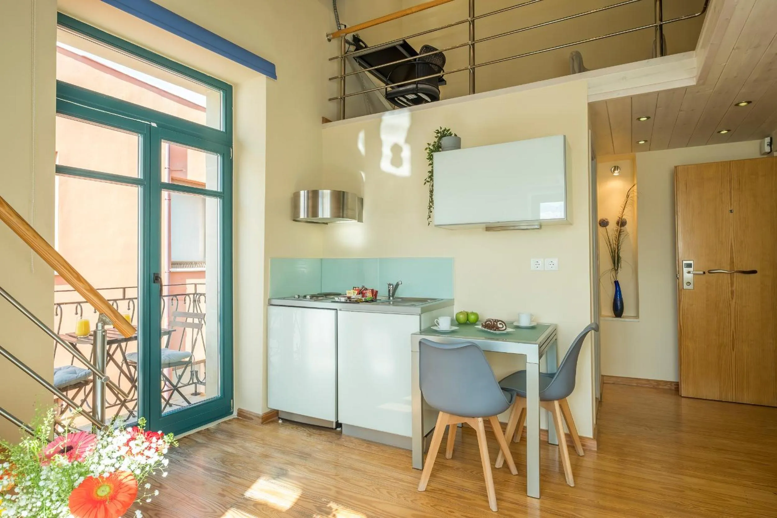 Kitchen or kitchenette in Boutique Hotel Fortino