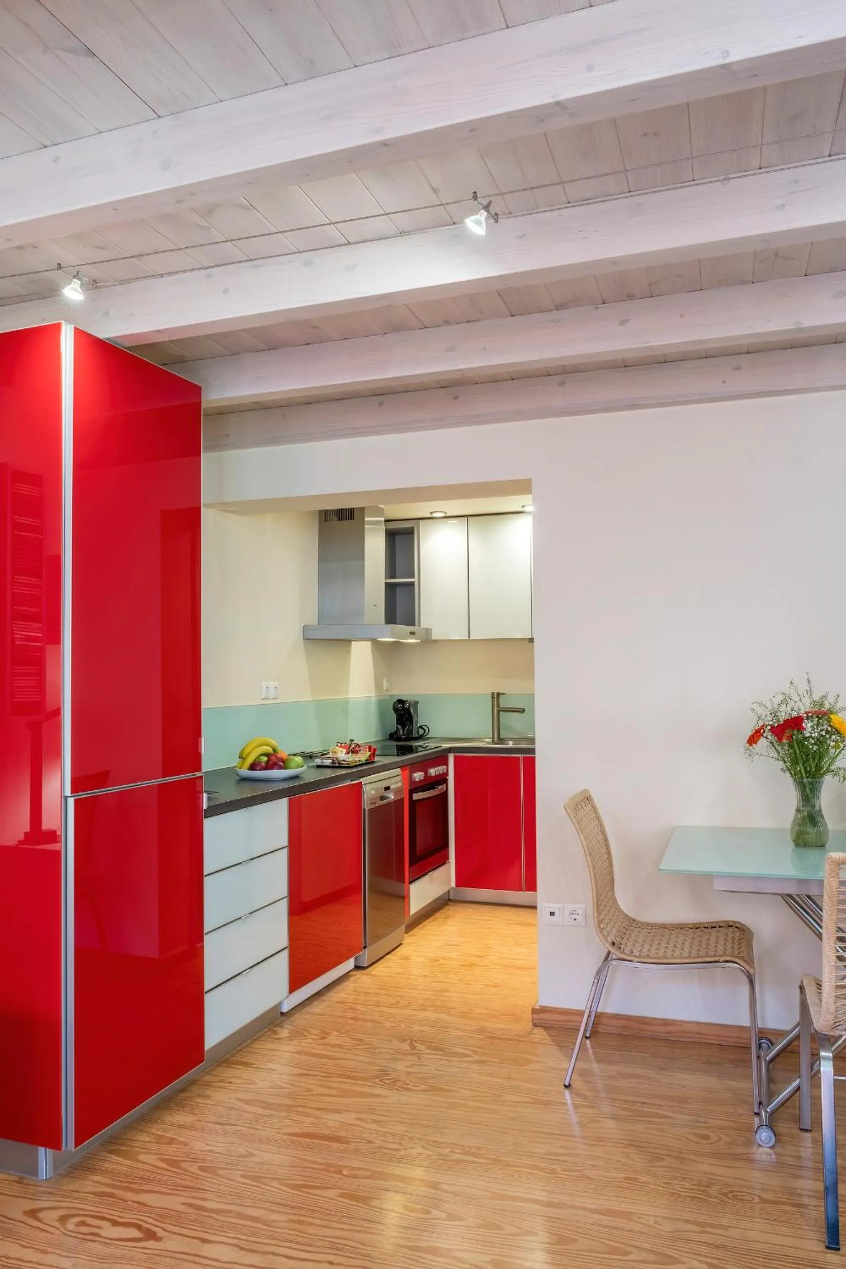 Kitchen or kitchenette in Boutique Hotel Fortino