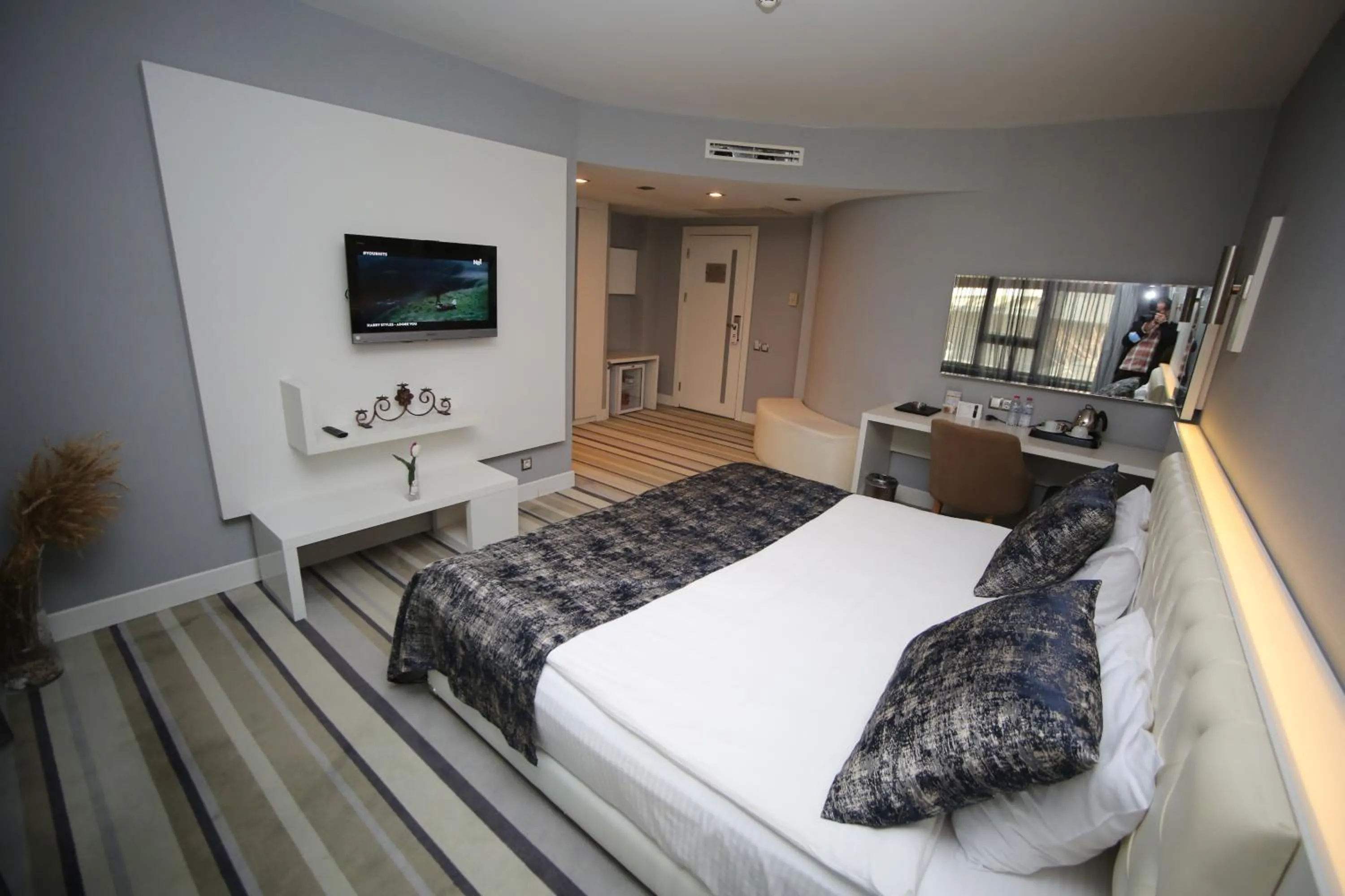 Bed in Grand Nora Hotel