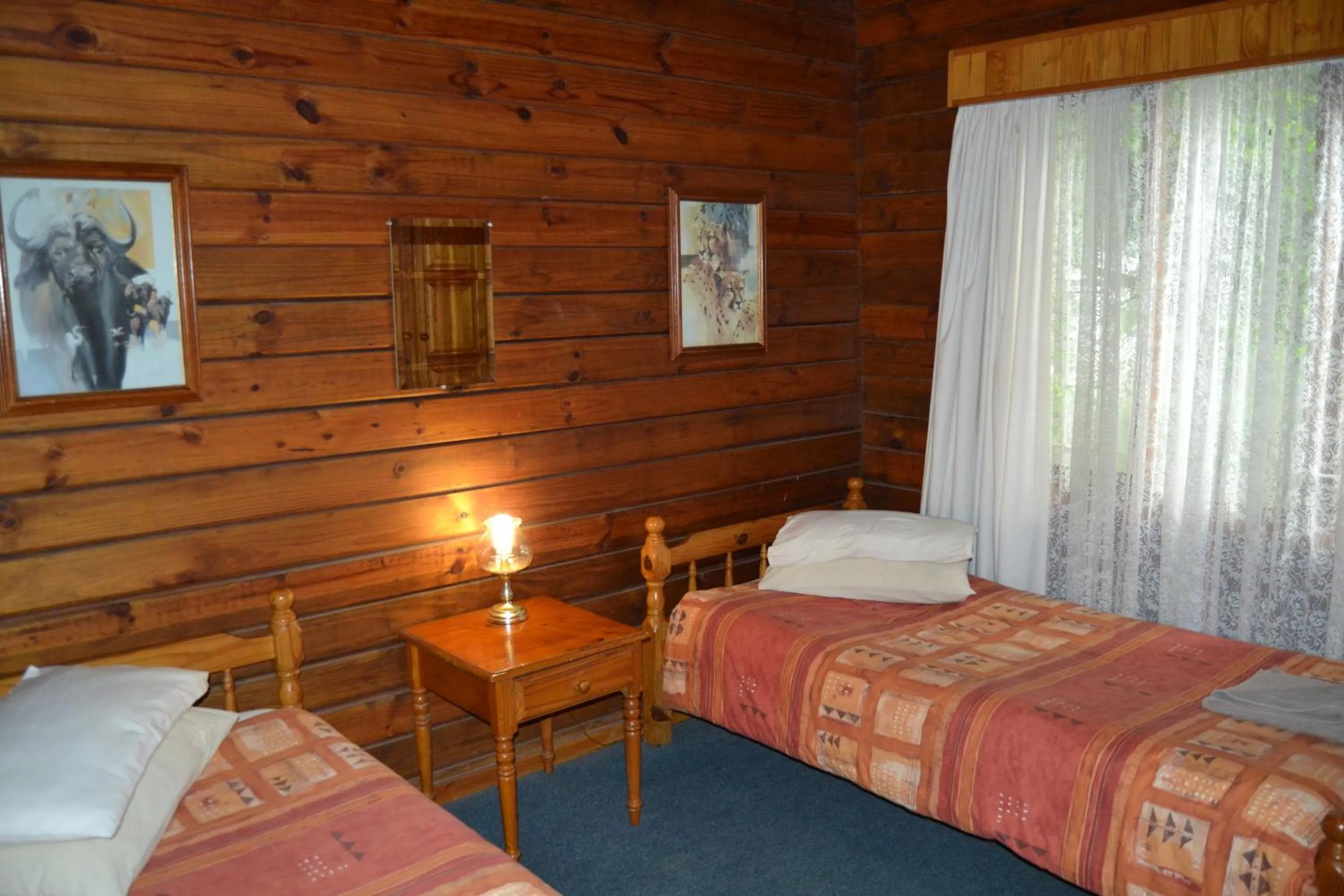 Bedroom, Bed in Log Cabin & Settlers Village