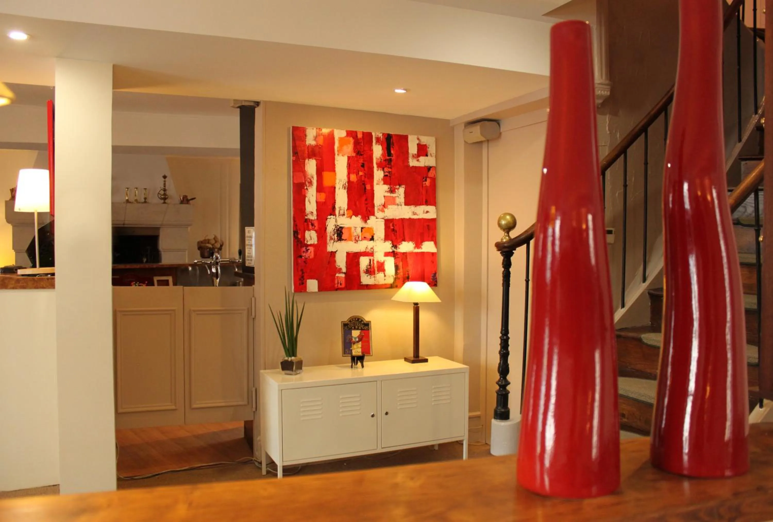 Decorative detail in Hotel Auberge des Remparts