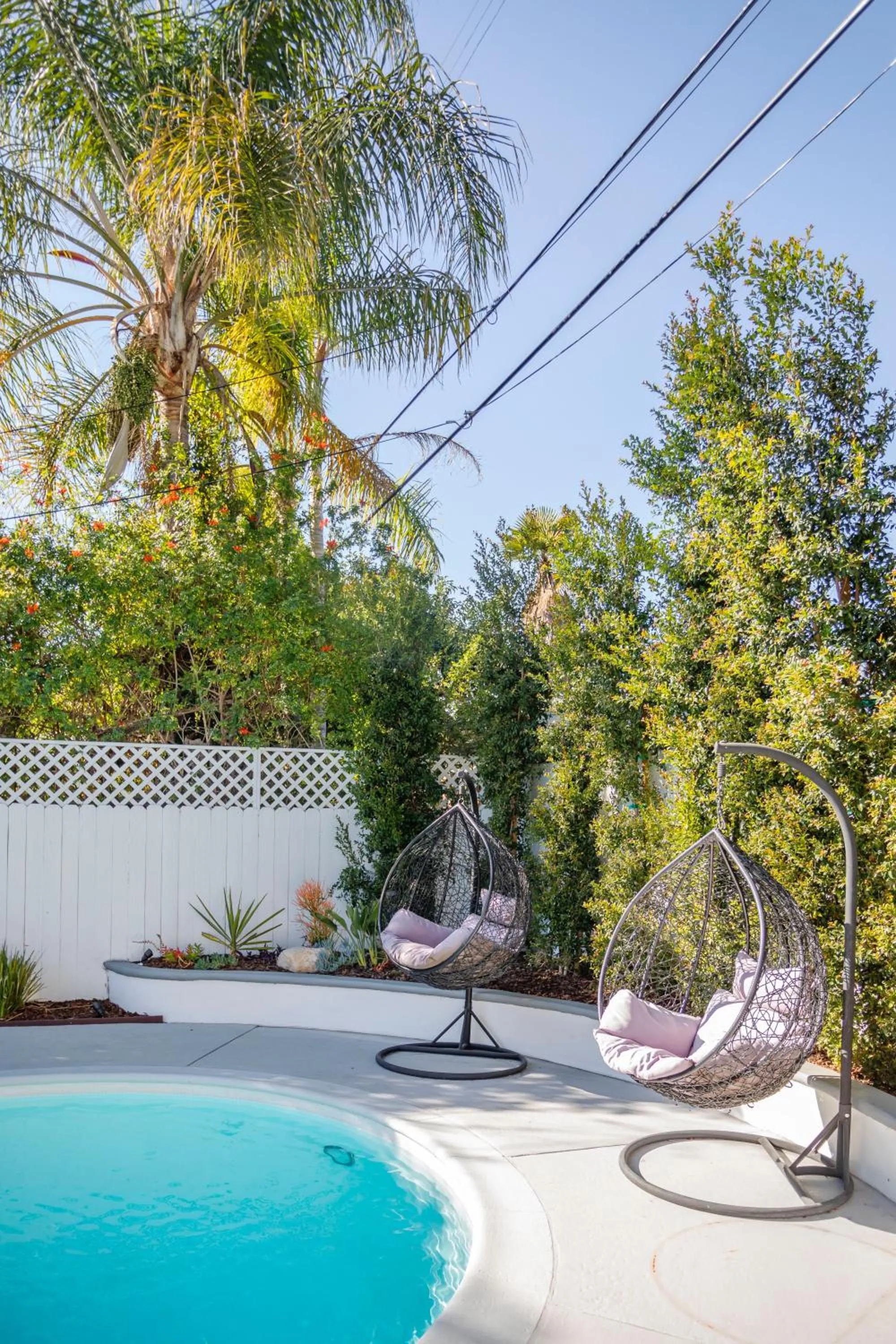 Patio in Enchanting Sherman Oaks Home With Pool permit #HSR two five zero zero 3222